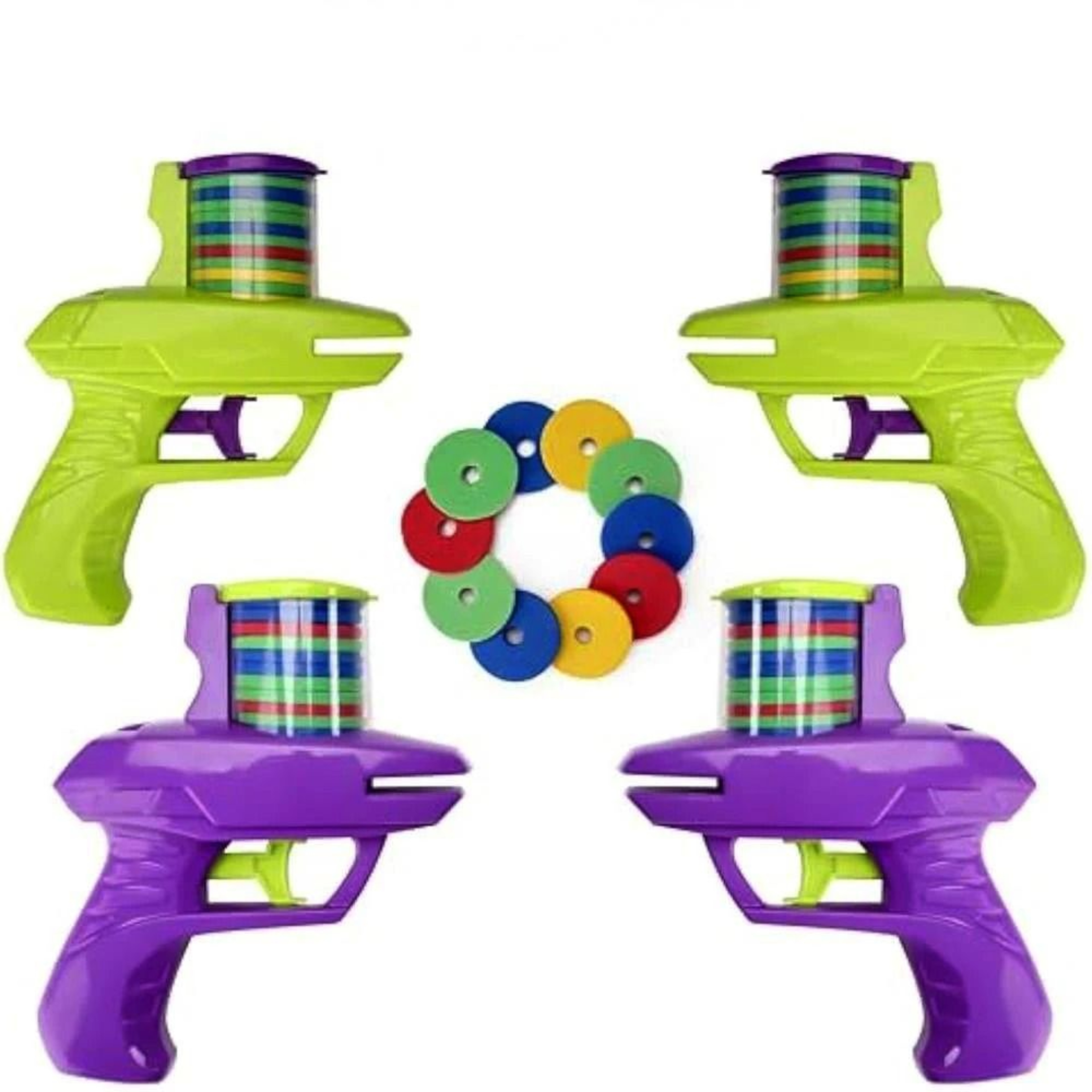 Turbo Disc Blaster Foam Disc Launcher Toy For Kids Outdoor Play 0