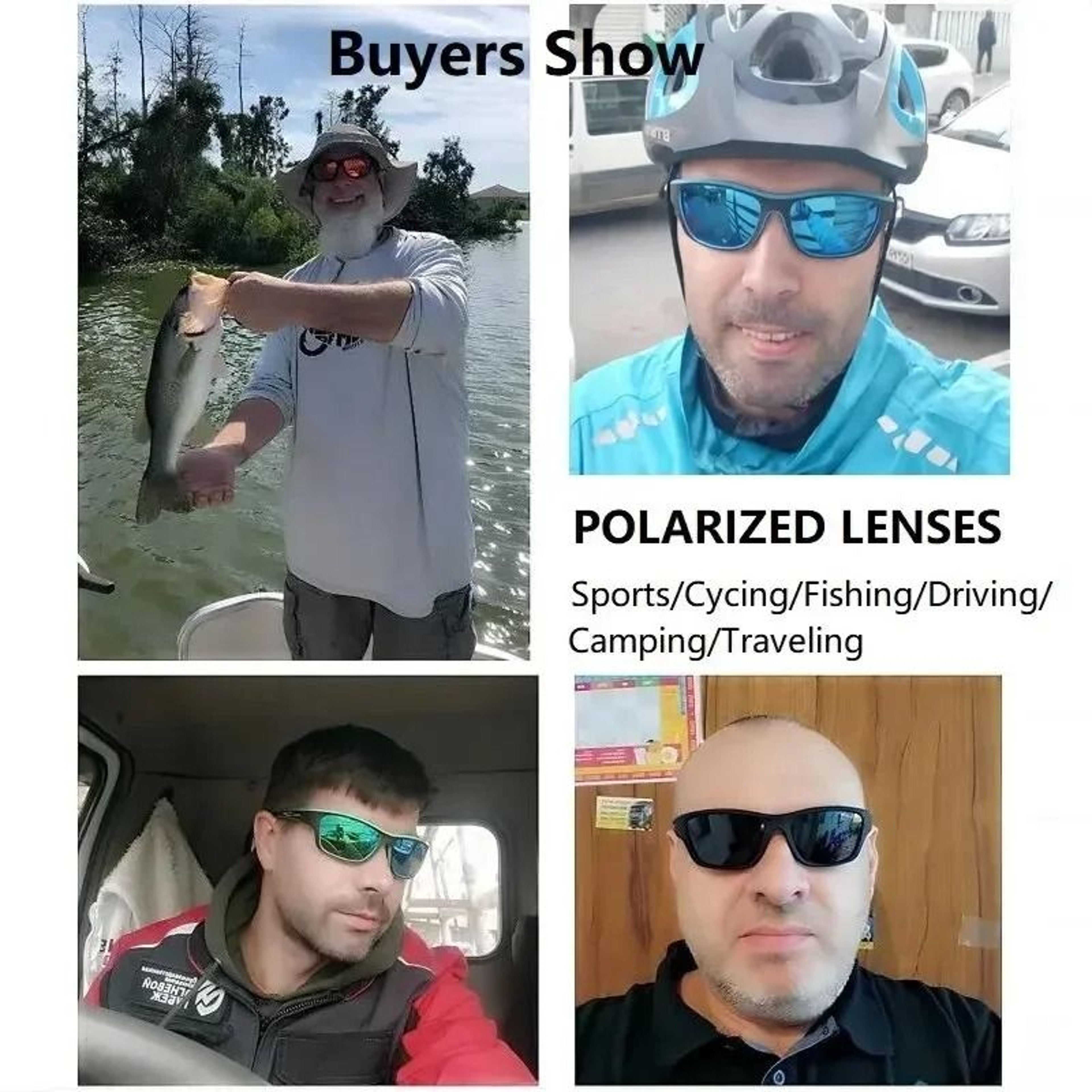 Polarized UV400 Sports Sunglasses For Men And Women Outdoor Driving Eyewear 8