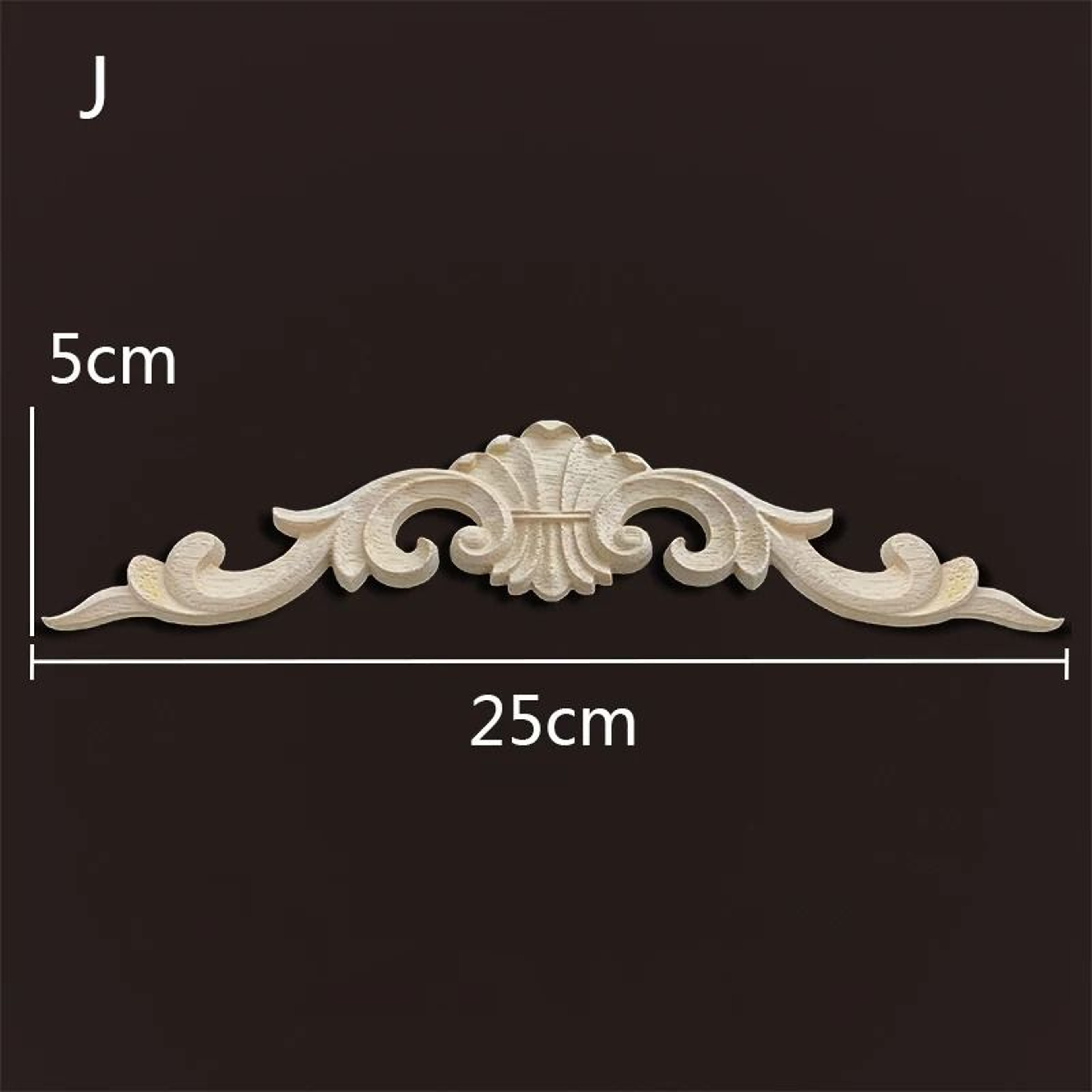 Vintage Carved Wood Appliques Decorative Wood Trim For Furniture And Home Decor 5