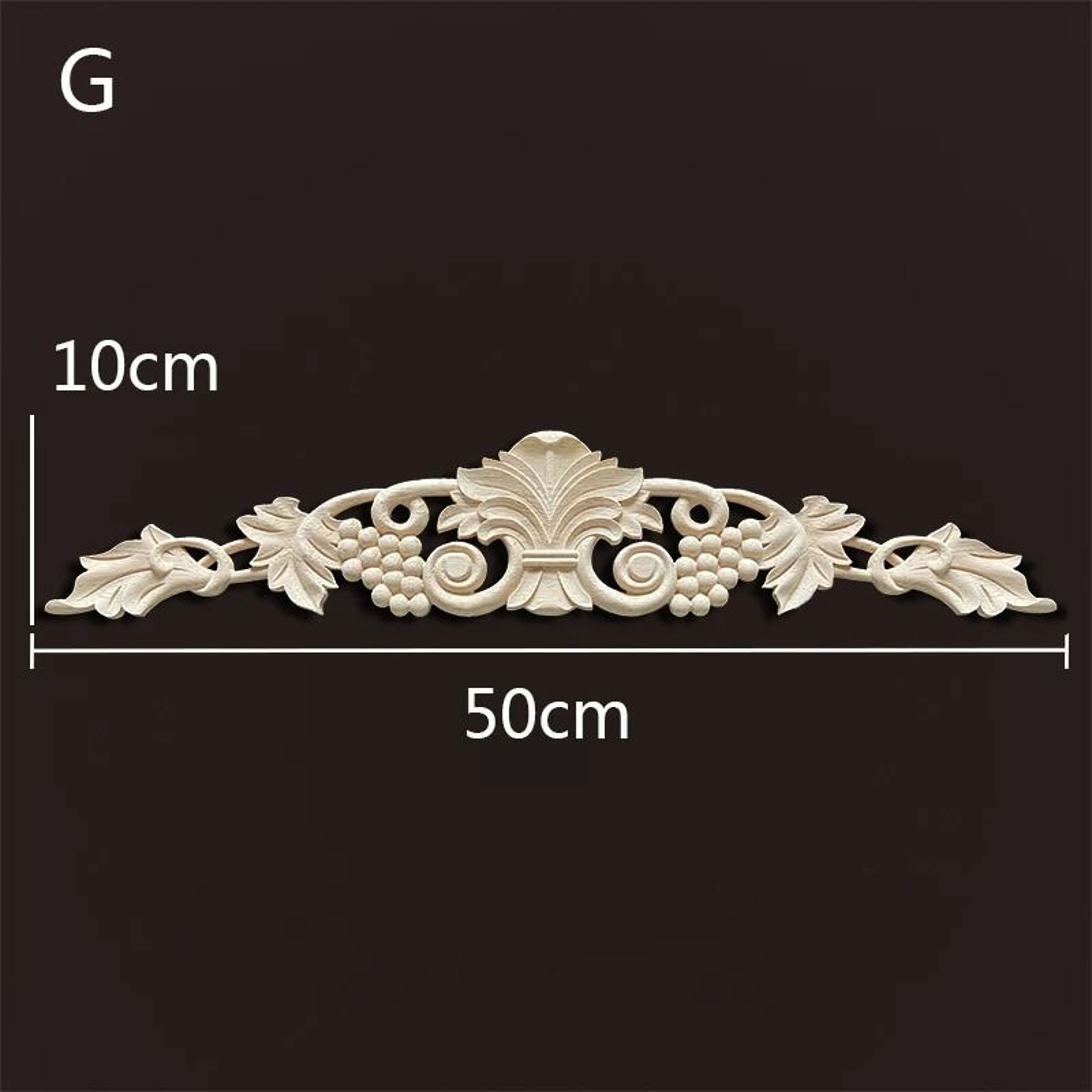 Vintage Carved Wood Appliques Decorative Wood Trim For Furniture And Home Decor 19