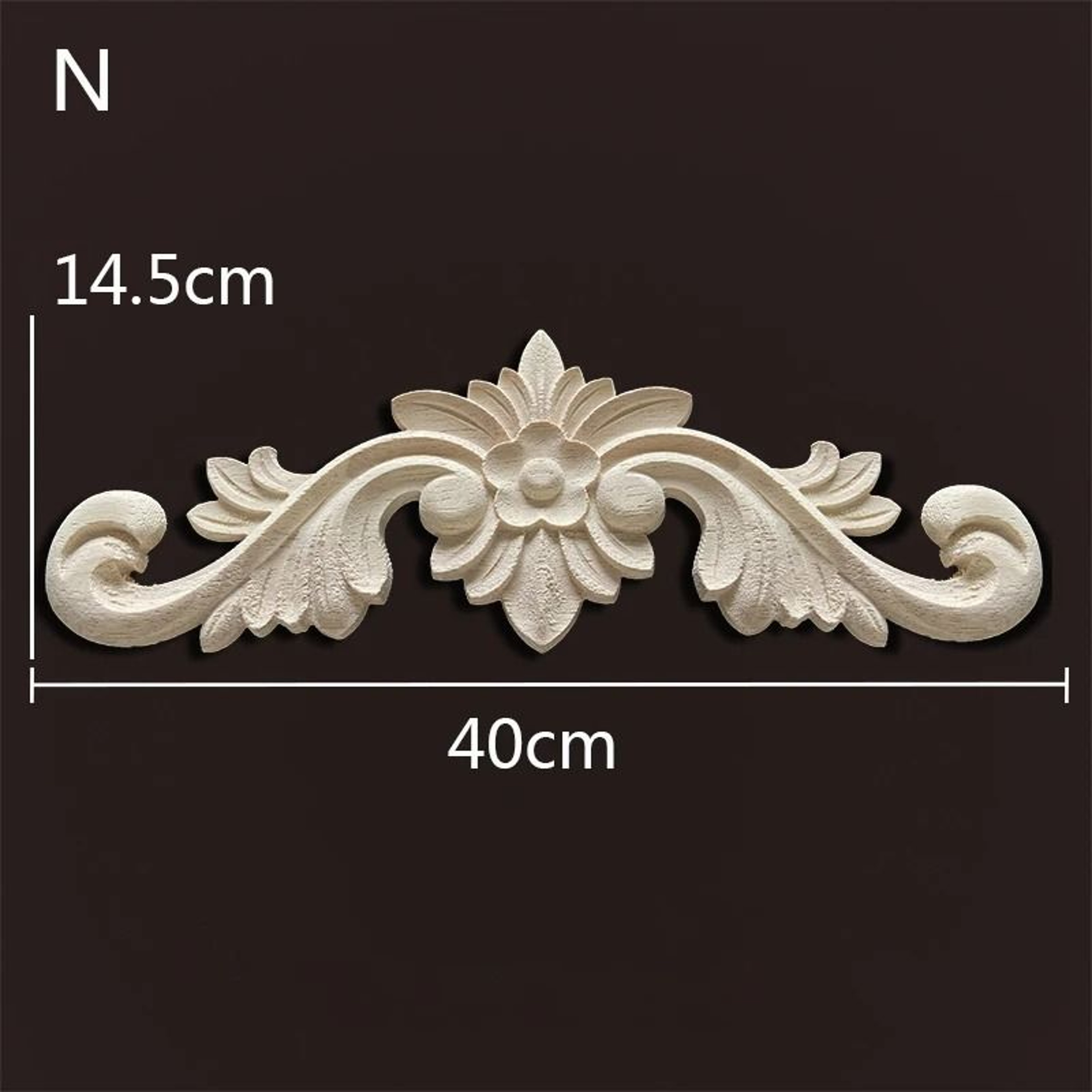 Vintage Carved Wood Appliques Decorative Wood Trim For Furniture And Home Decor 12