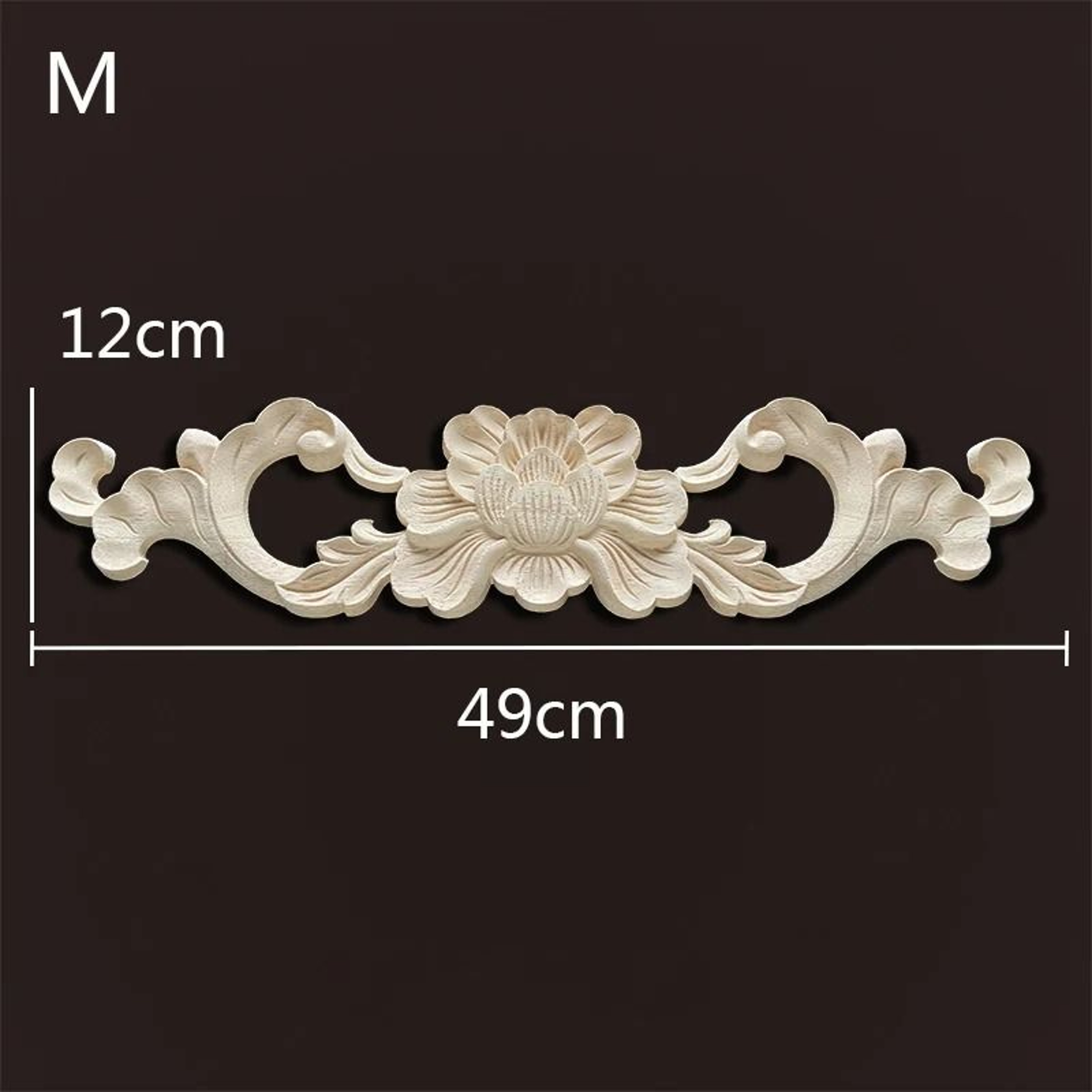 Vintage Carved Wood Appliques Decorative Wood Trim For Furniture And Home Decor 17