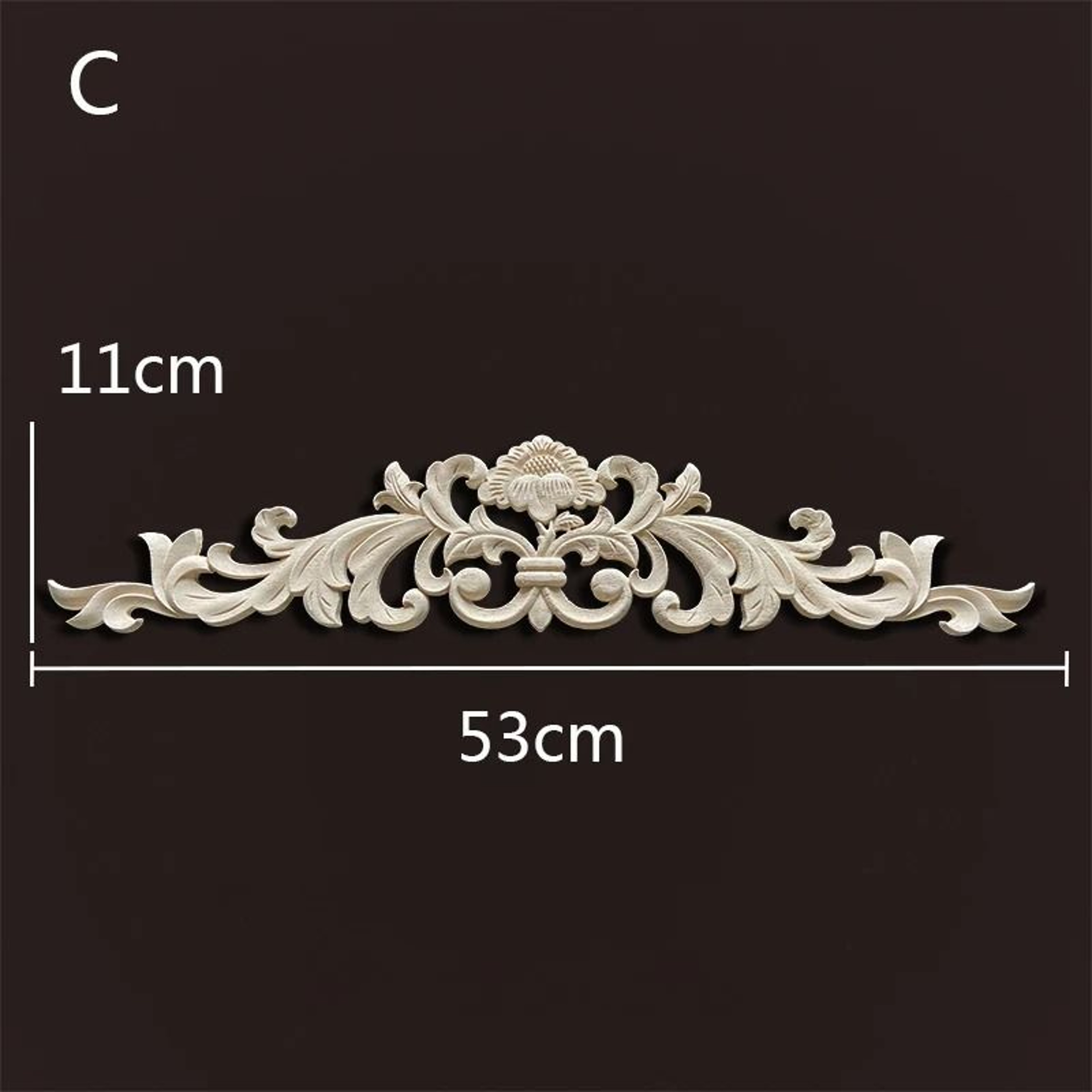 Vintage Carved Wood Appliques Decorative Wood Trim For Furniture And Home Decor 20