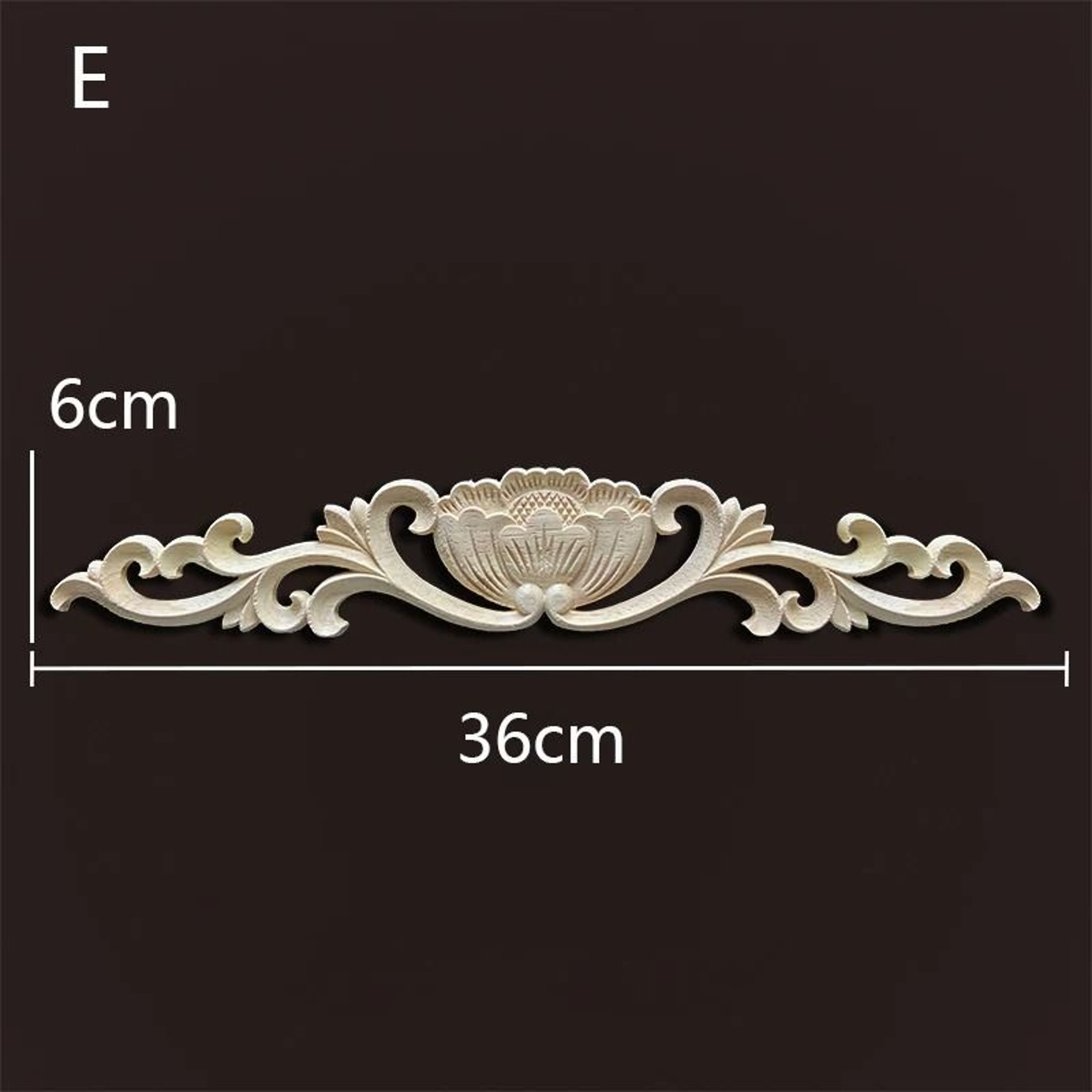 Vintage Carved Wood Appliques Decorative Wood Trim For Furniture And Home Decor 8