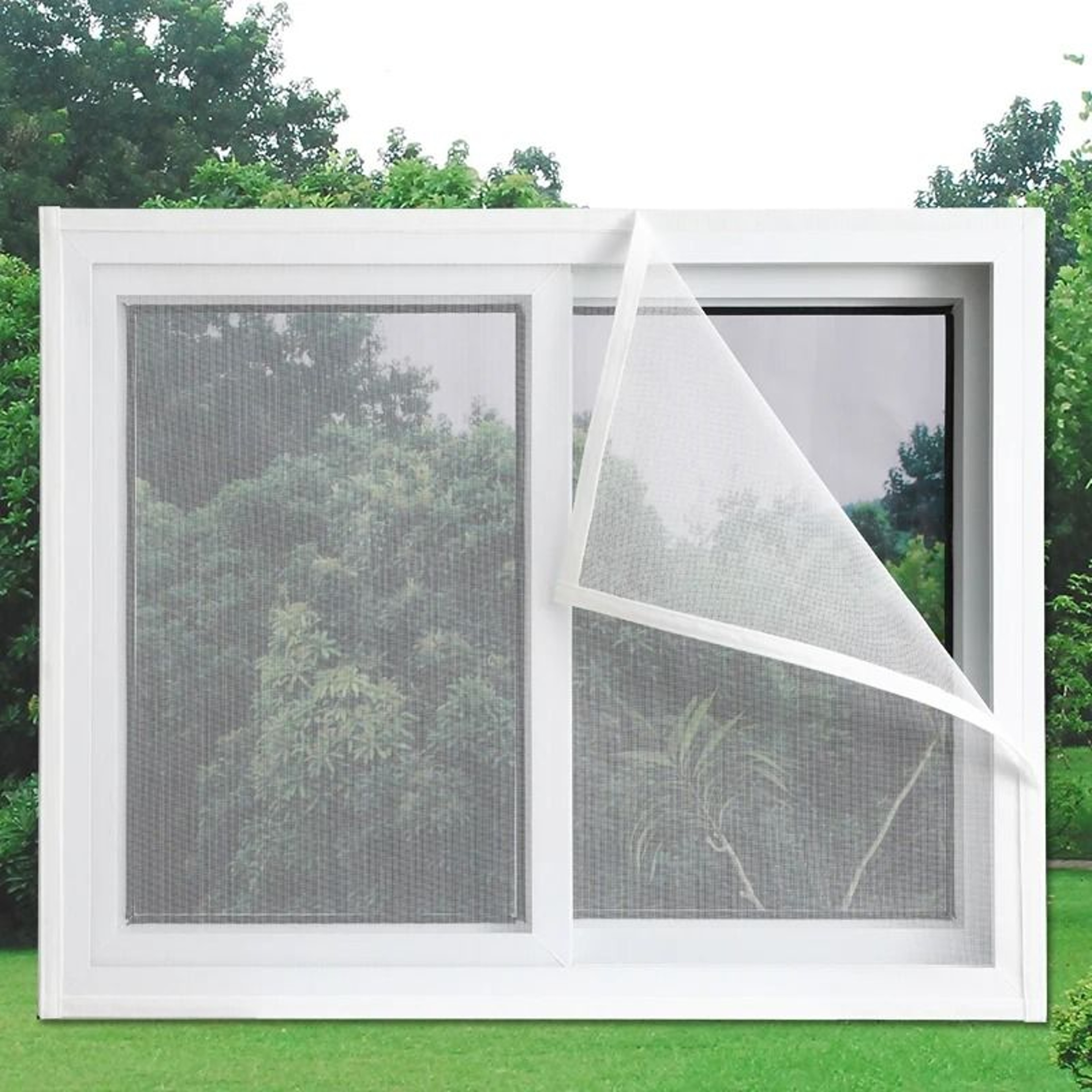 Self Adhesive Mosquito Net Curtain Window Insect Screen Mesh 1