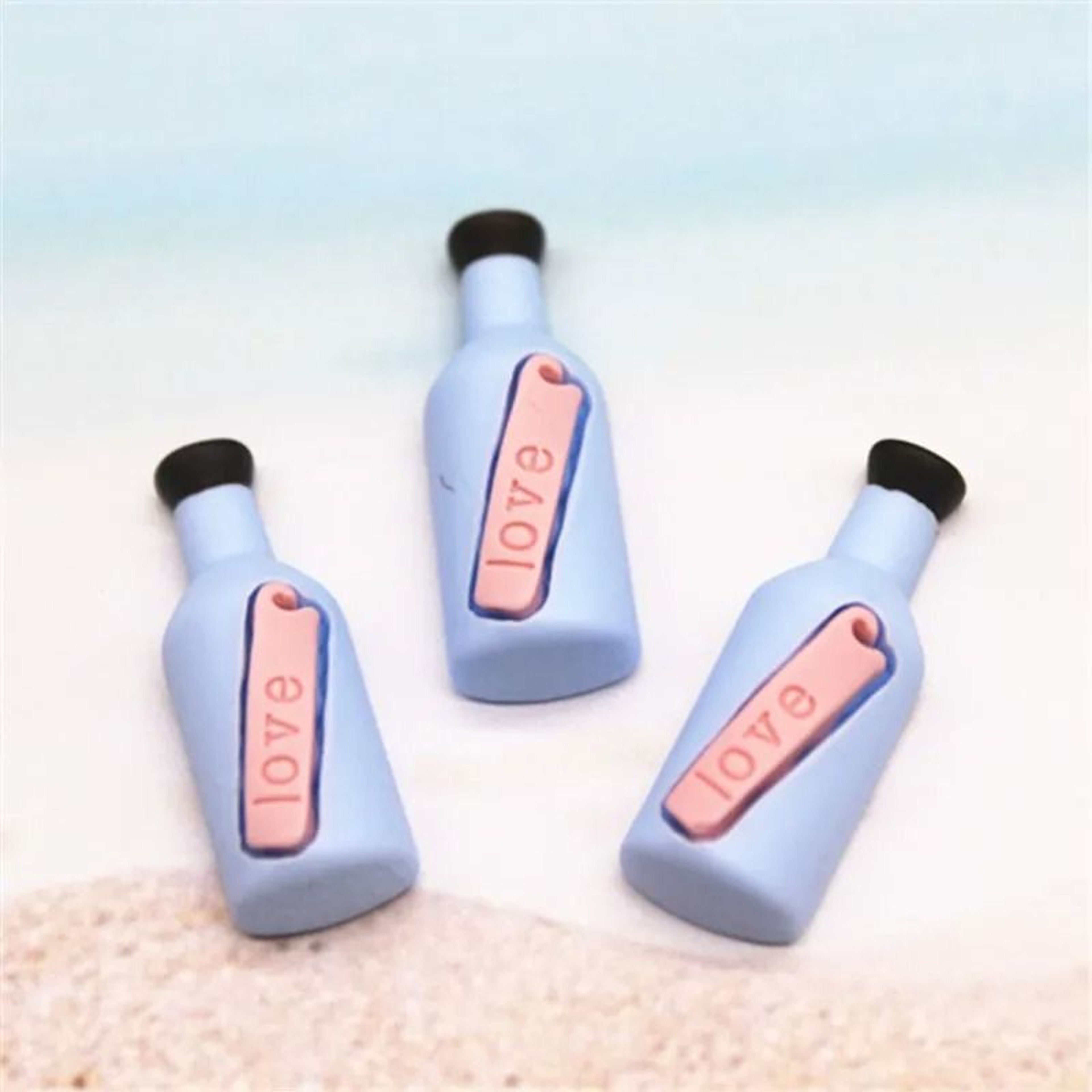 Mini Resin Beach Decorations Nautical DIY Craft Marine Flatback Charms Set 6