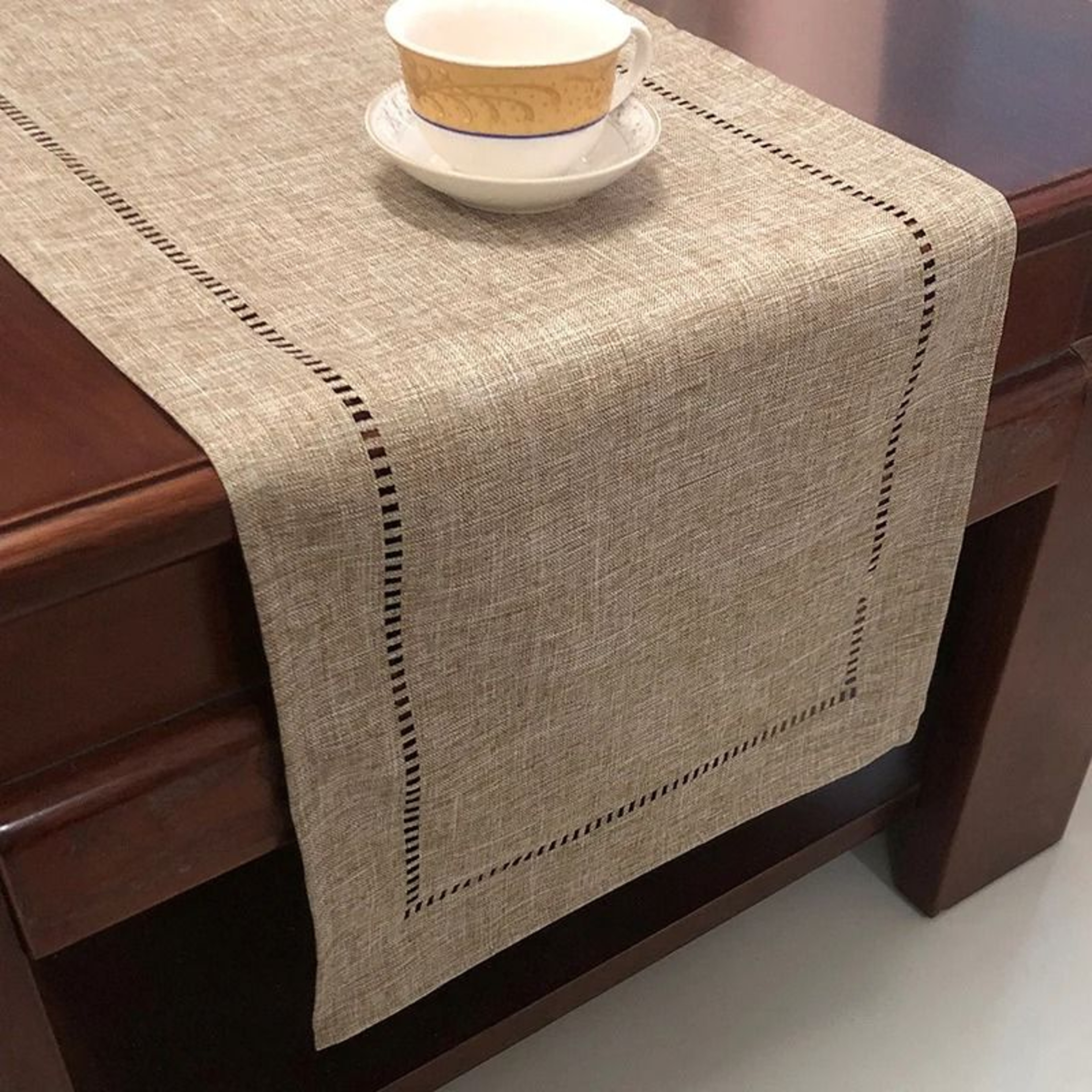 Basic Linen Table Runner Minimalist Dining Table Decor For Kitchen And Events 3