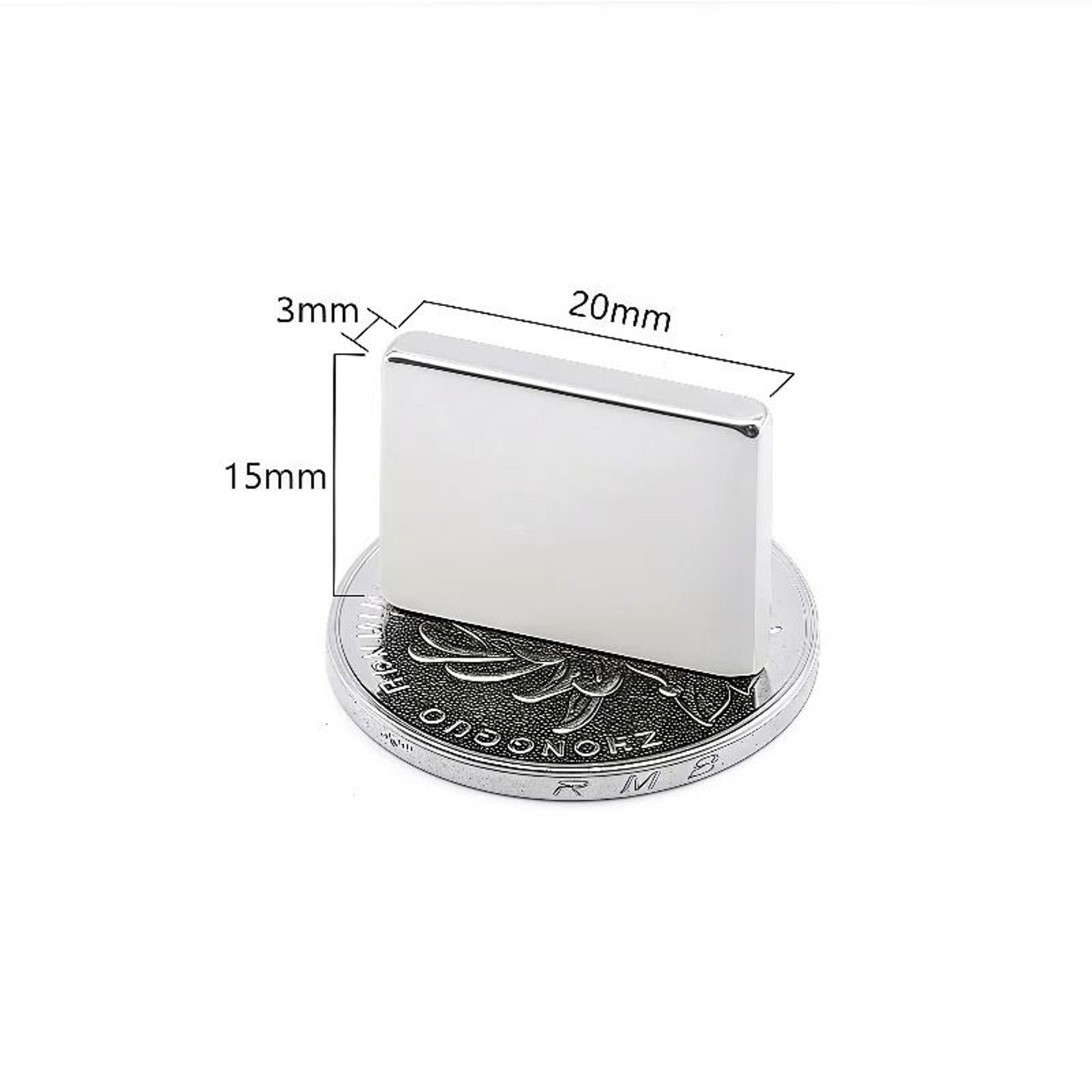 N52 Strong Neodymium Square Magnets Small Powerful Refrigerator And Office Magnets Set 16