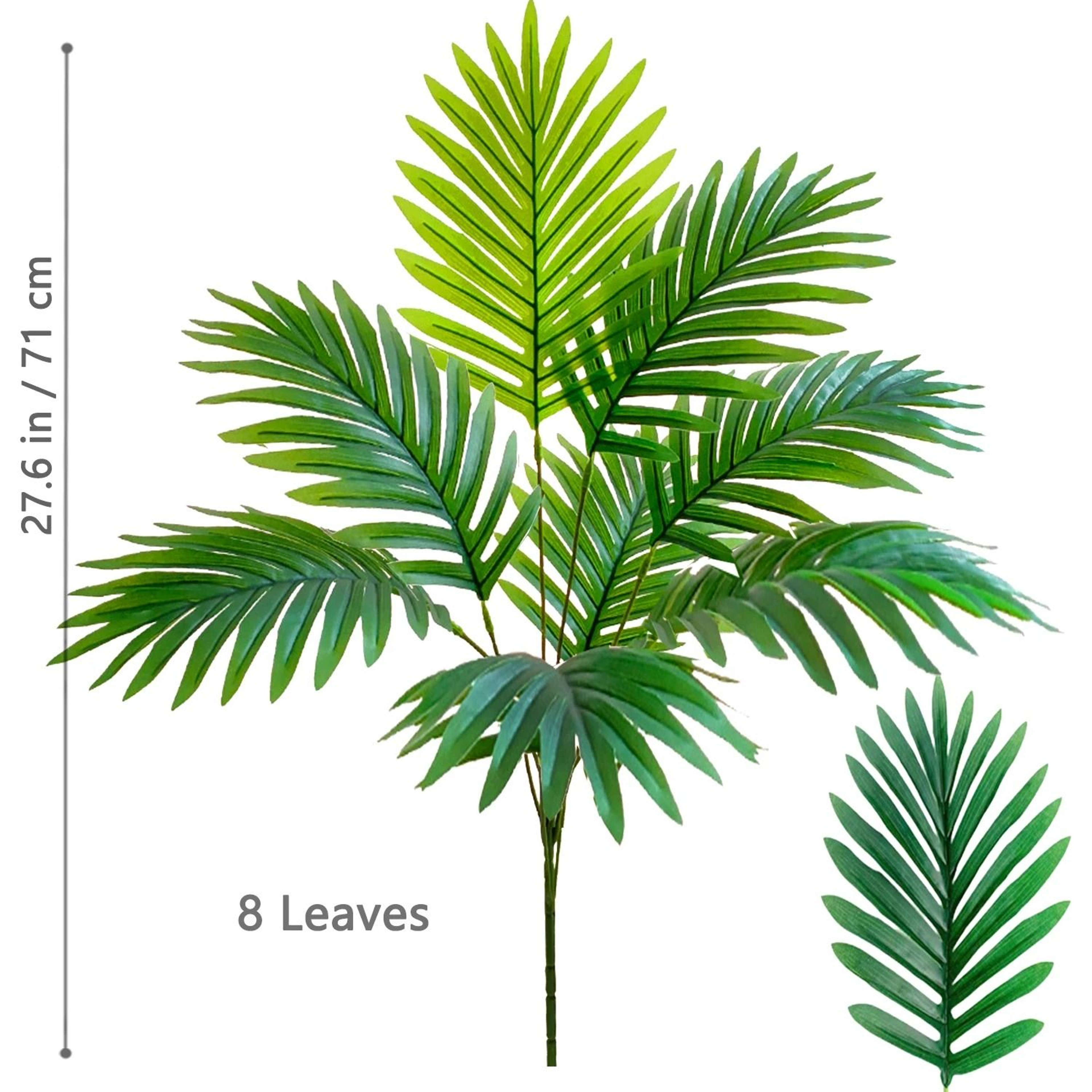 Artificial Palm Tree Large Tropical Plant Decor With Realistic Palm Leaves 1