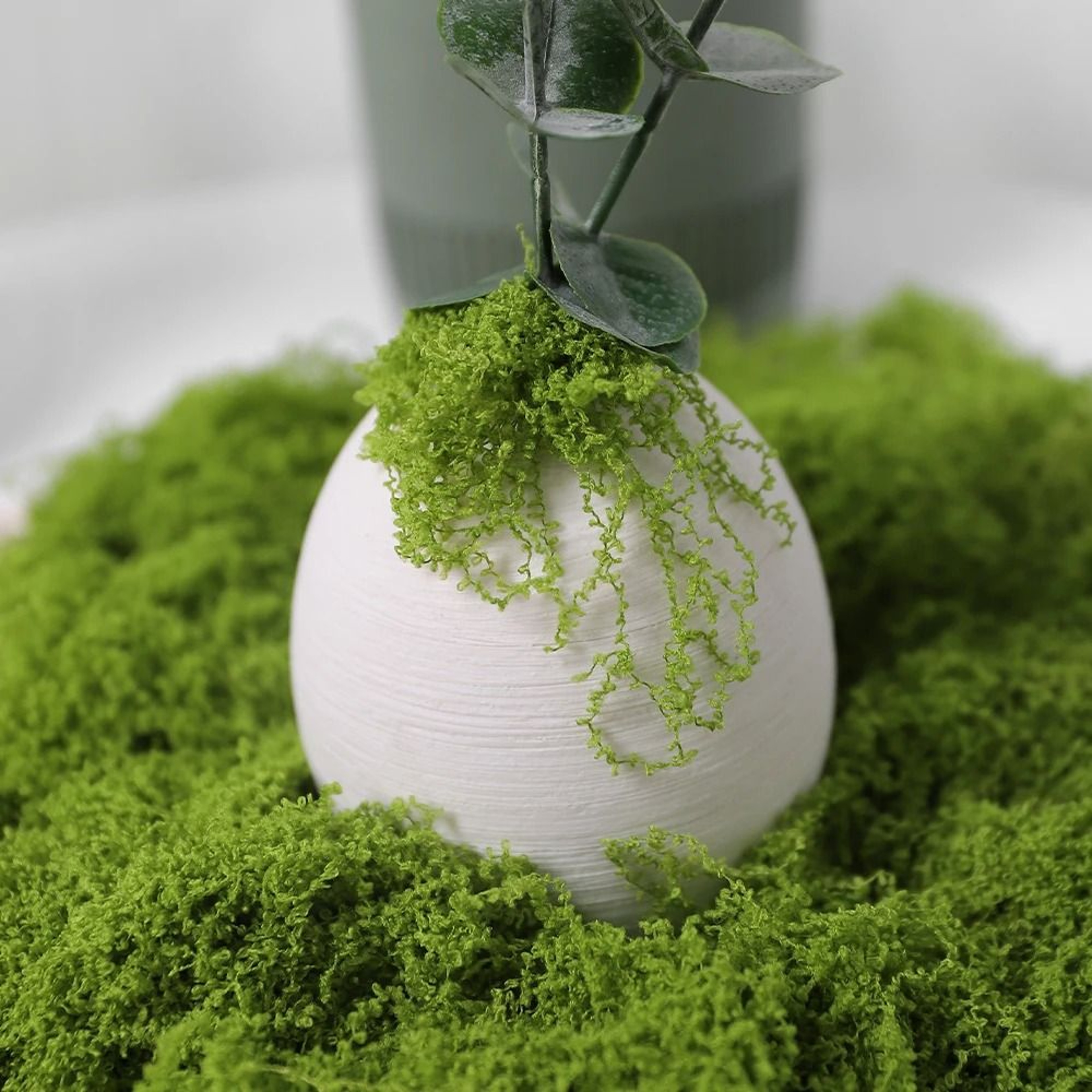Artificial Moss Decor Faux Preserved Green Moss For DIY Crafts And Home Styling 8