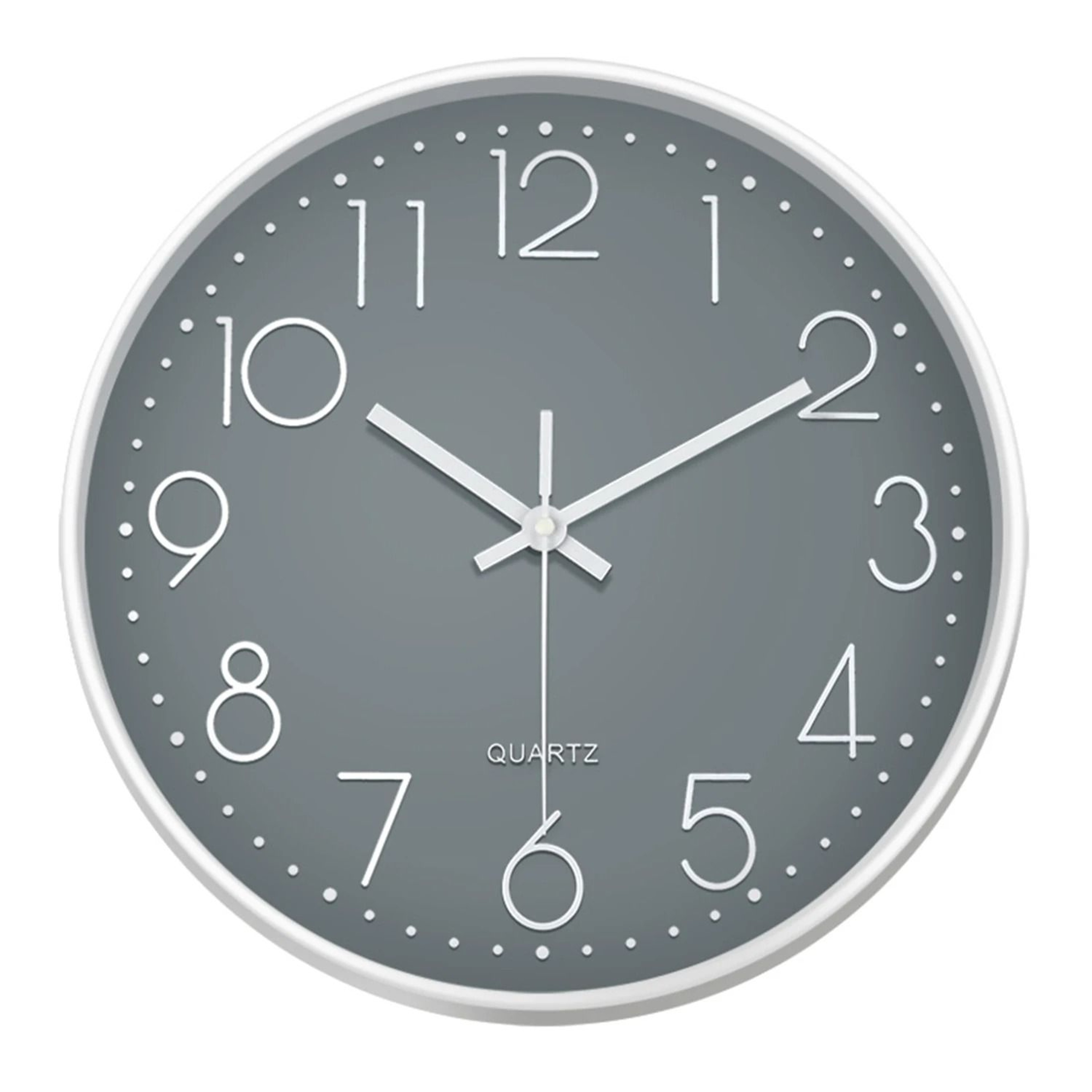 Minimalist Silent Quartz Wall Clock Modern 3D Number Wall Decor 1