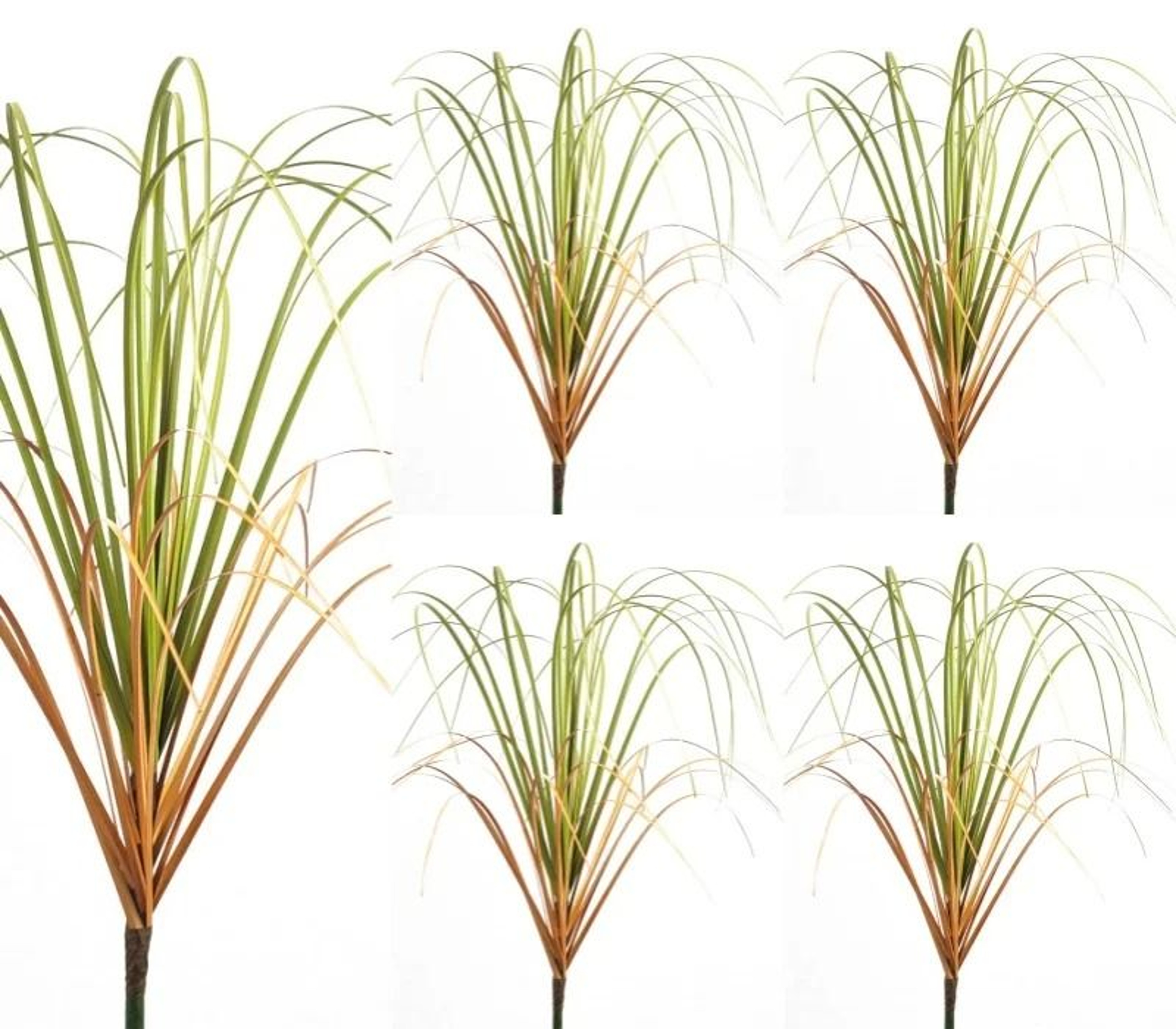 Artificial Grass Bush Mini Green Plants Fake Landscape Decor For Home And Crafts 12