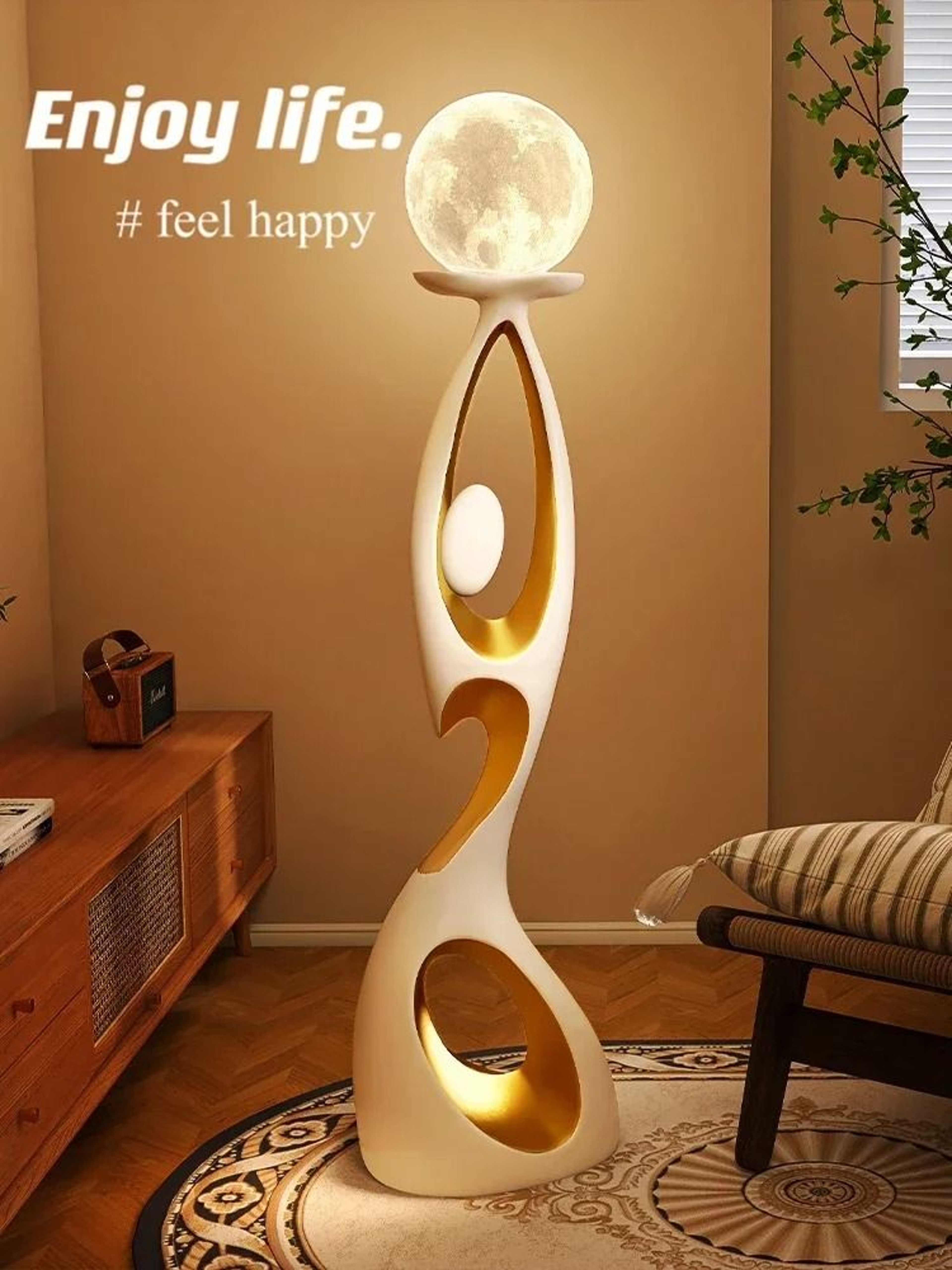 Abstract Dancing Figure Sculpture Modern Nordic Home Decor Living Room Statue 9