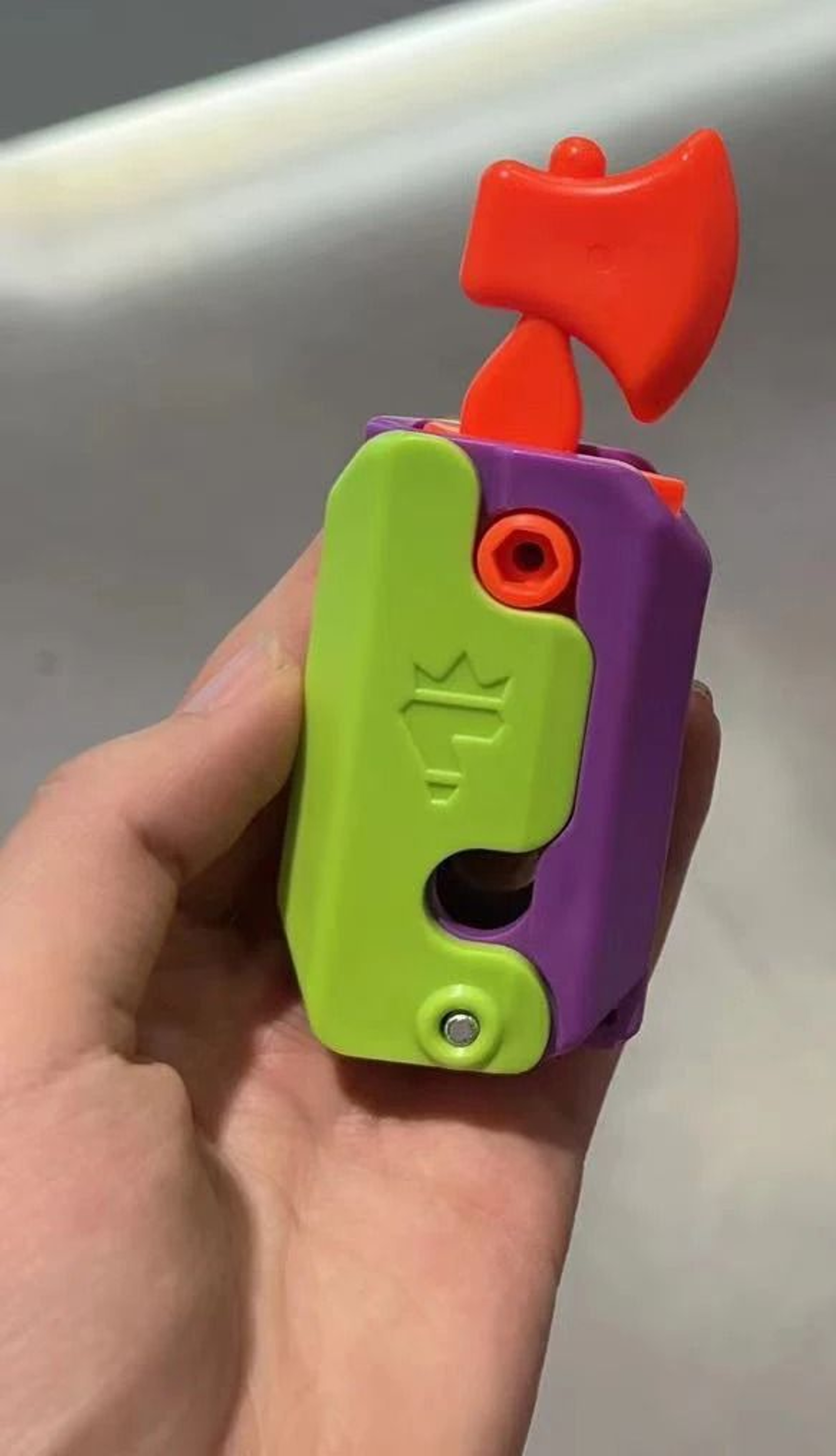 Carrot Fidget Toy 3D Printed Butterfly Style Stress Relief Gadget For Fun Desk Play 9