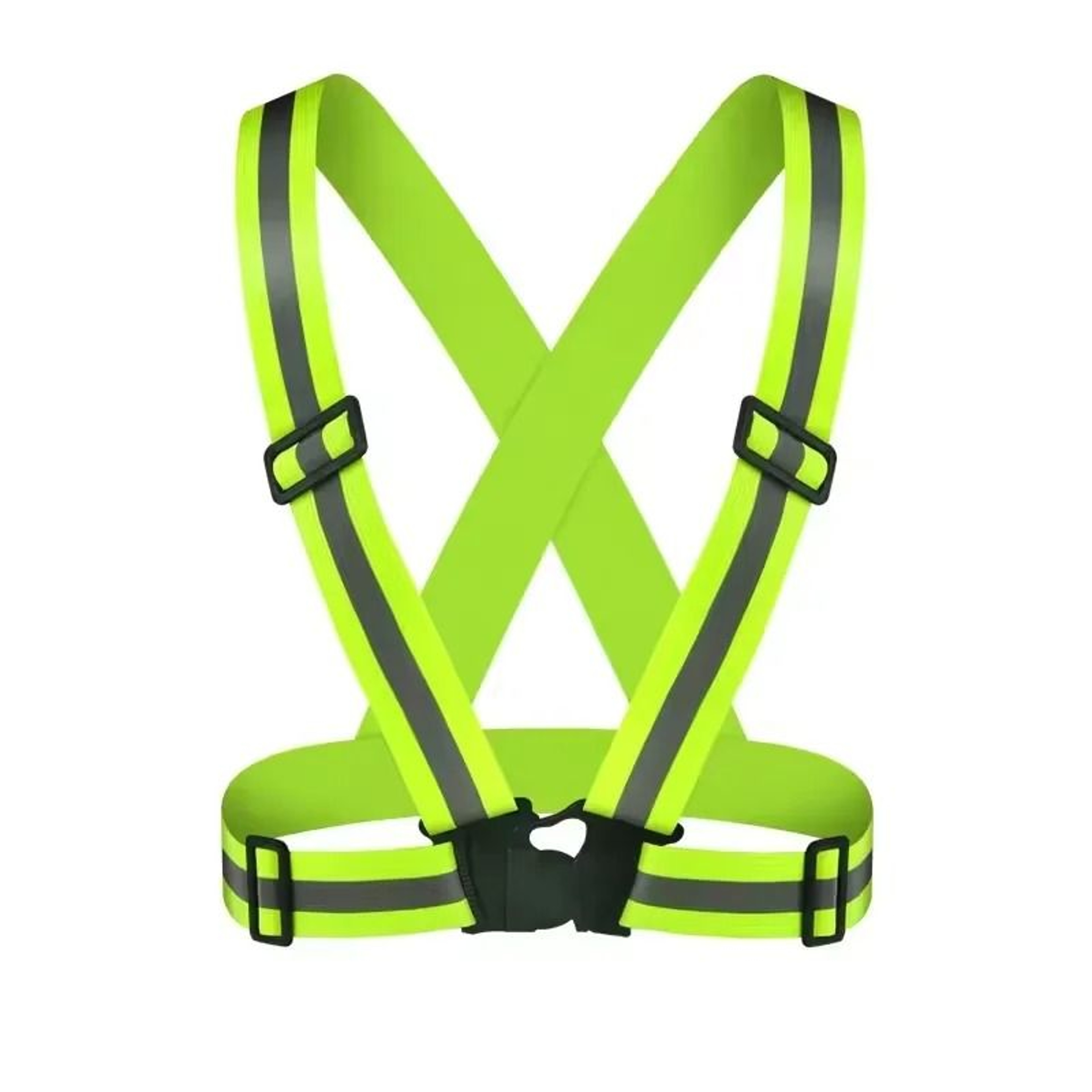 Adjustable Reflective Safety Vest Lightweight Night Visibility Running And Cycling Gear 1