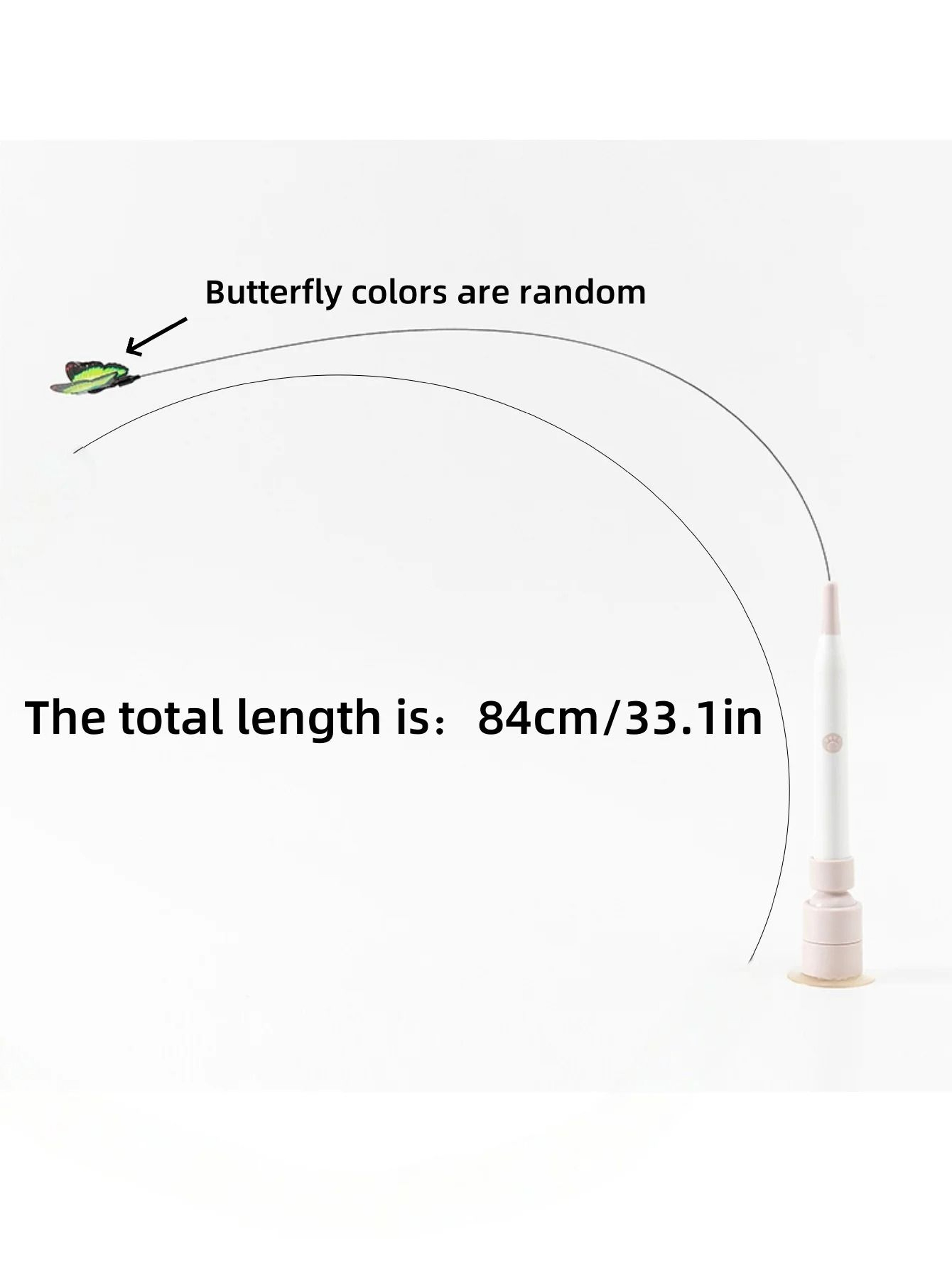 Automatic Electric Cat Teaser Toy With Suction Cup And Long Rod 3