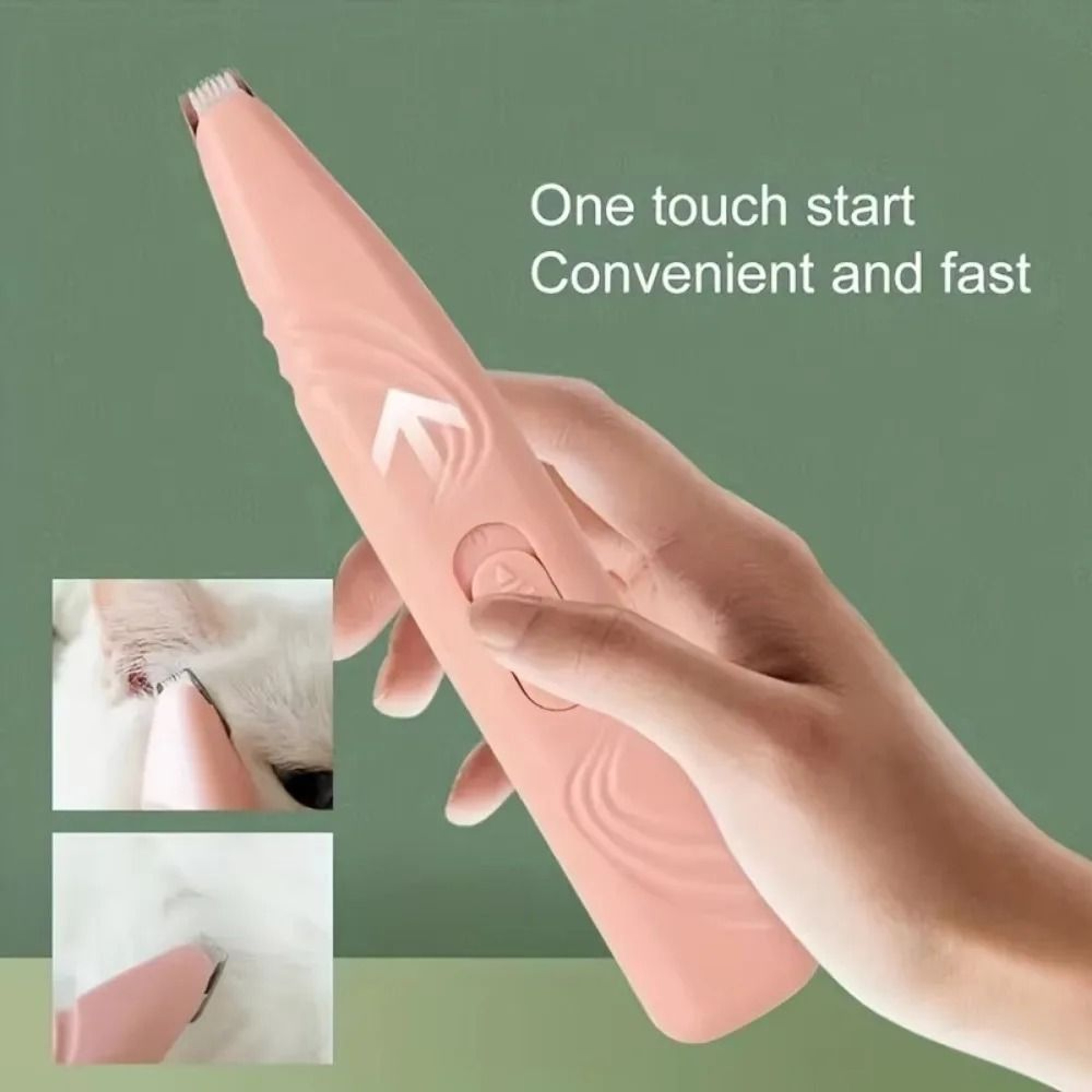 Quiet Electric Pet Paw Trimmer With USB Charging For Cat Dog Grooming 7
