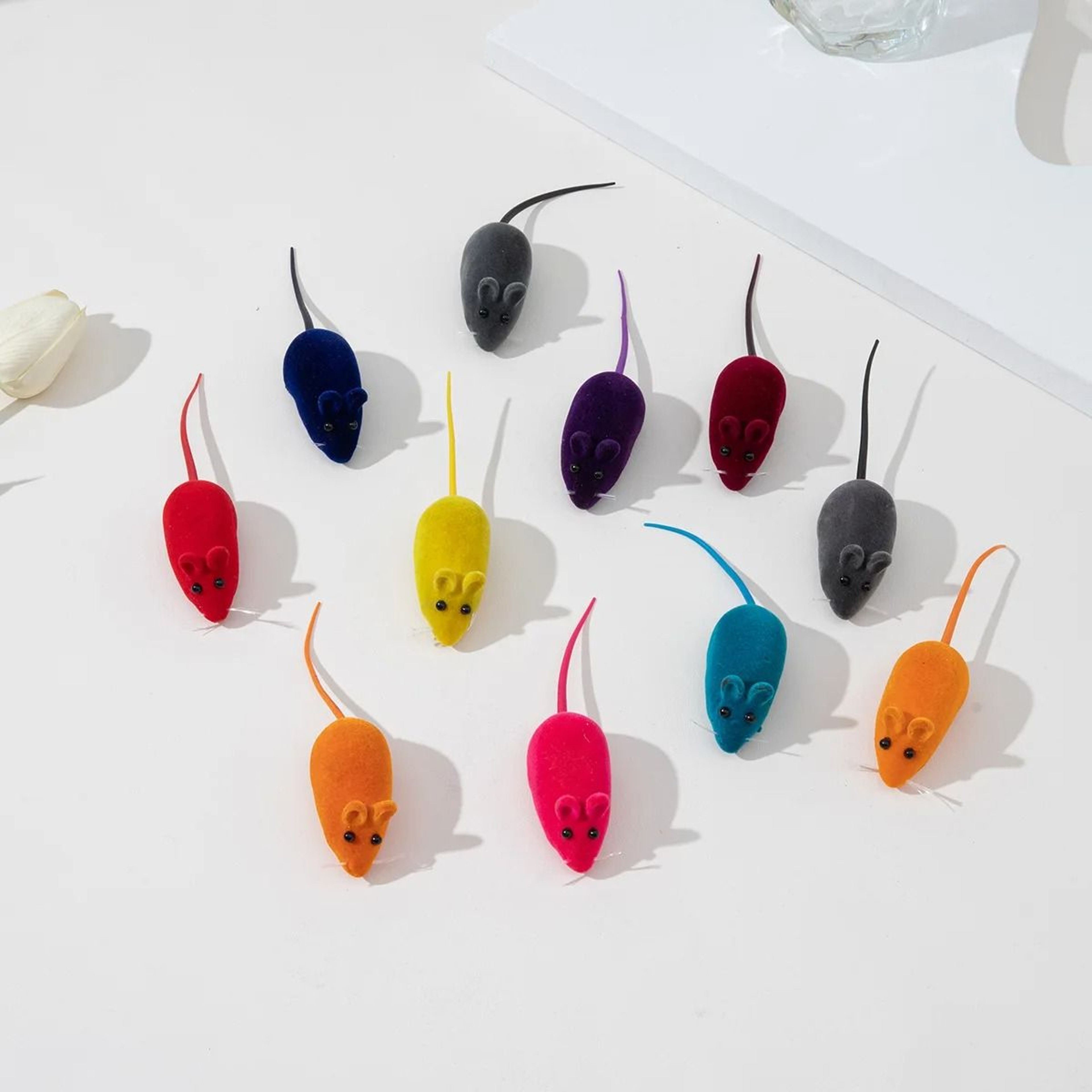 Rubber Sound Mouse Cat Toy For Interactive Kitten Play 0