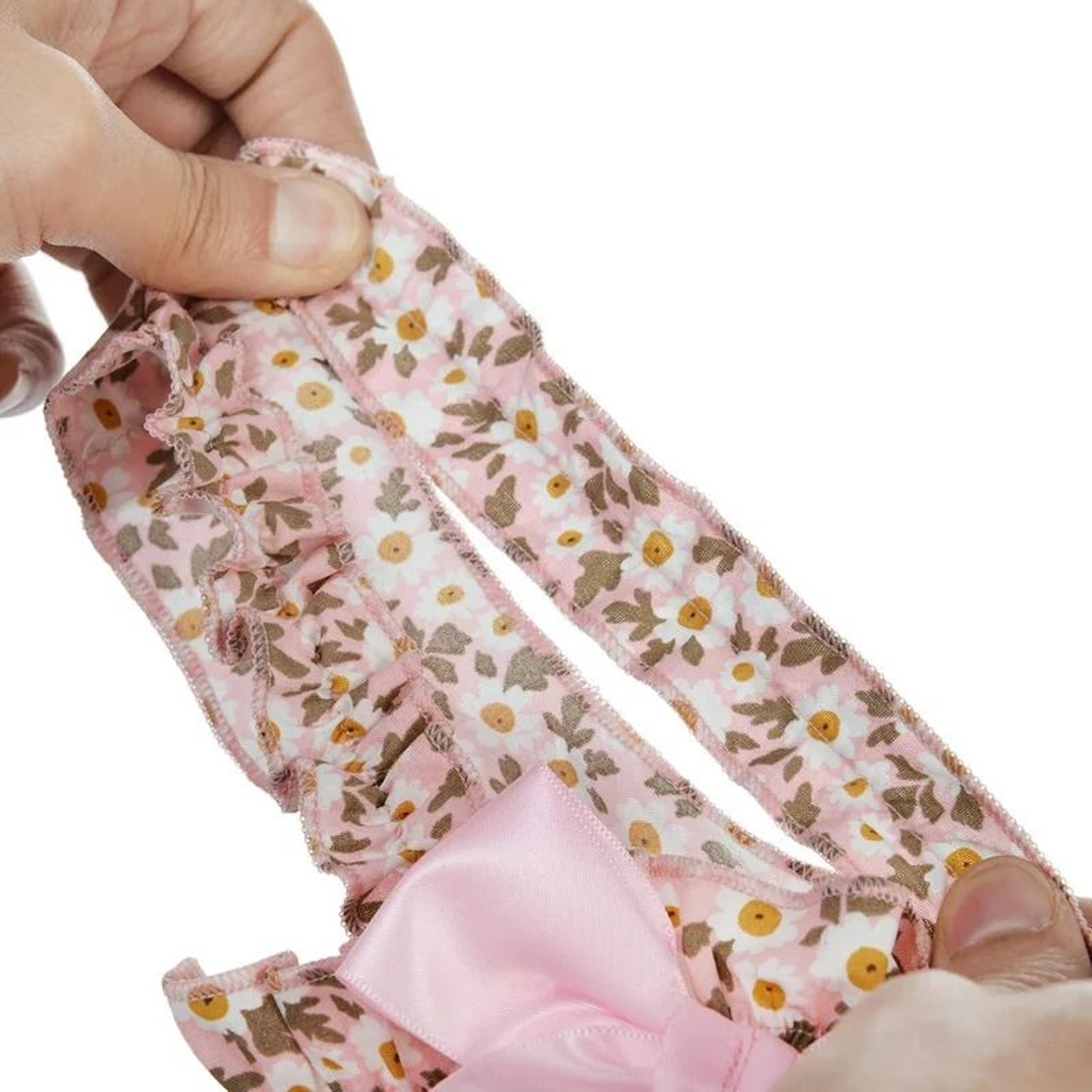 Pink Floral Summer Pet Dress For Cats Dogs And Puppies 2