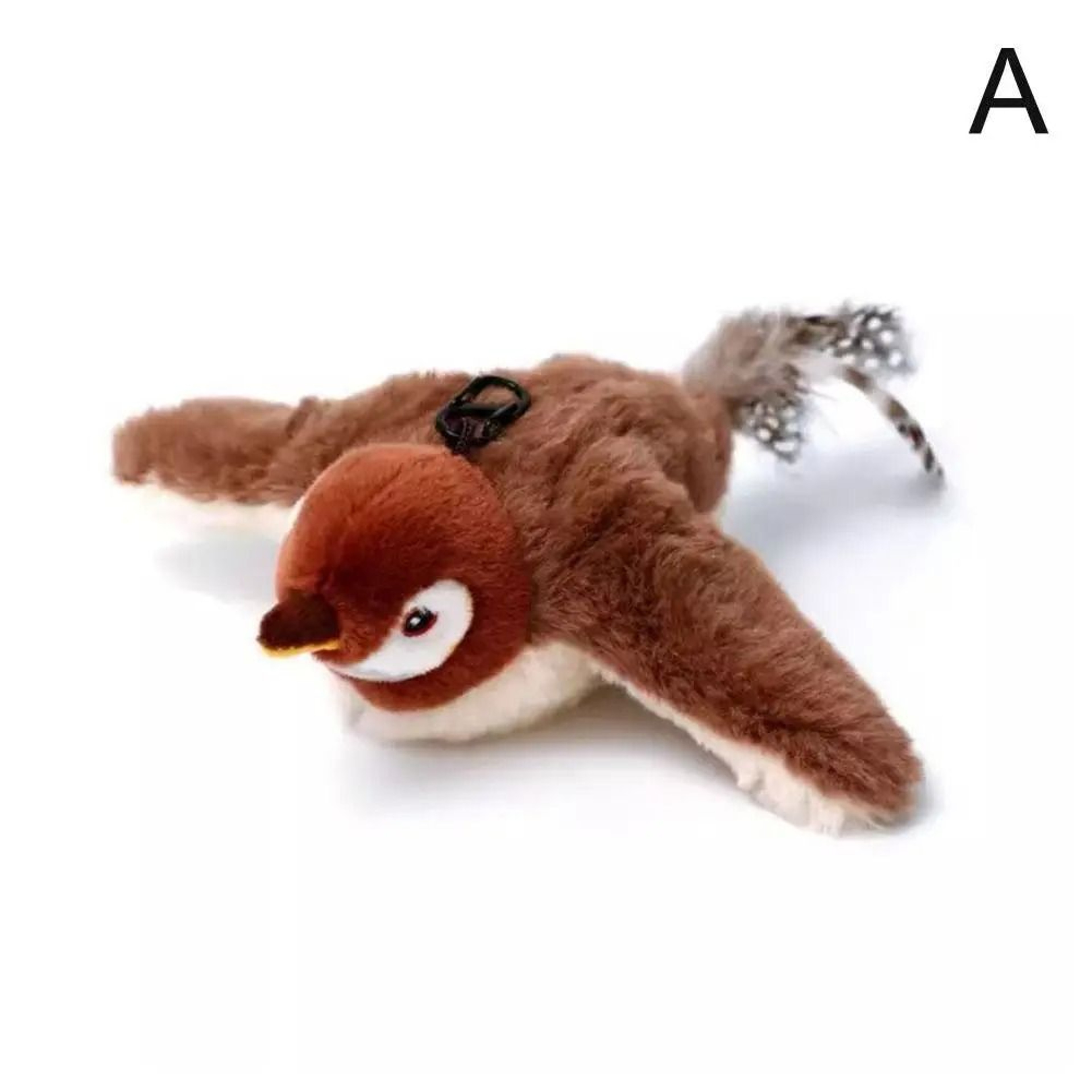 Rechargeable Chirping Bird Cat Toy With Flapping Wings And Catnip 1