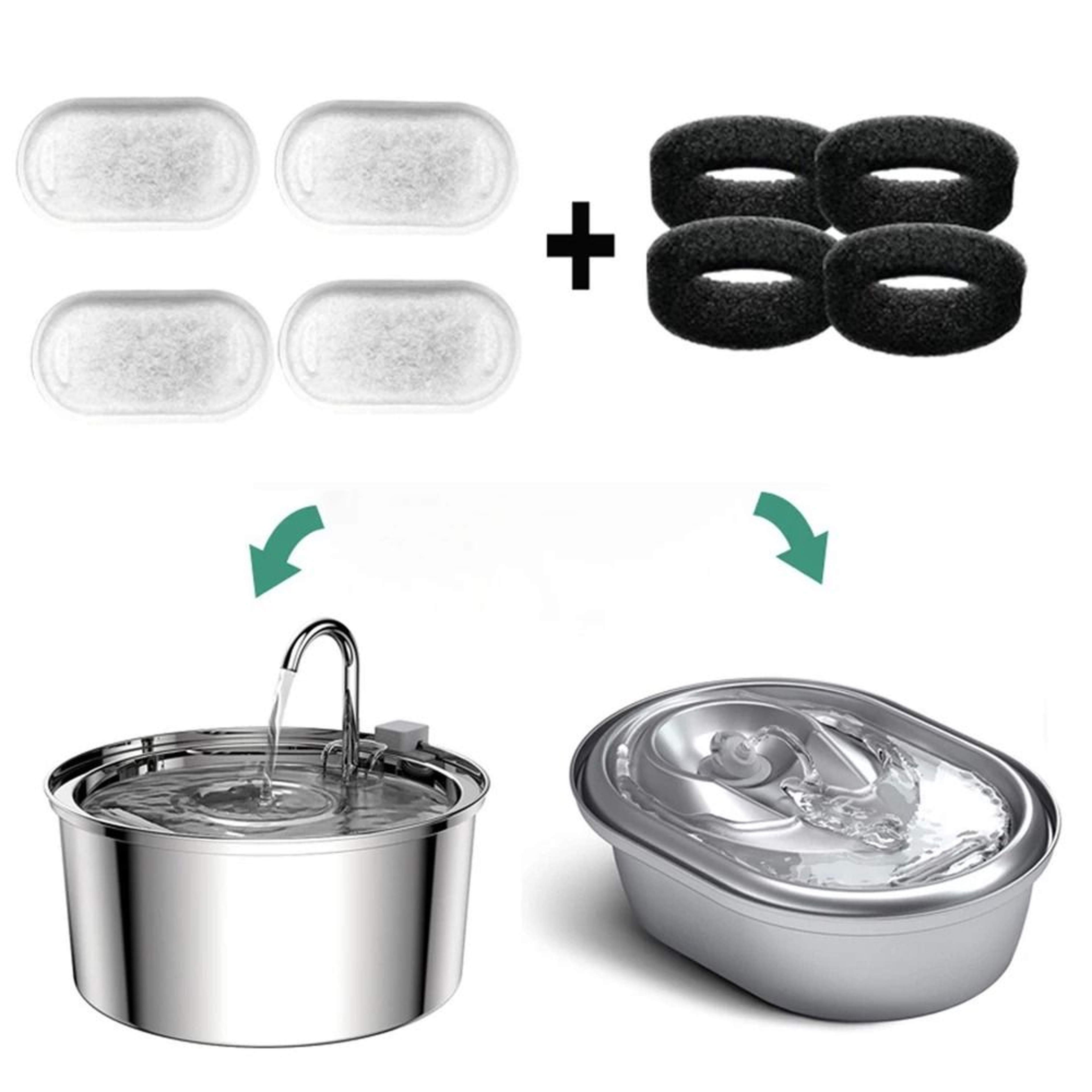 Activated Carbon Pet Fountain Replacement Filters For Cats And Dogs 4