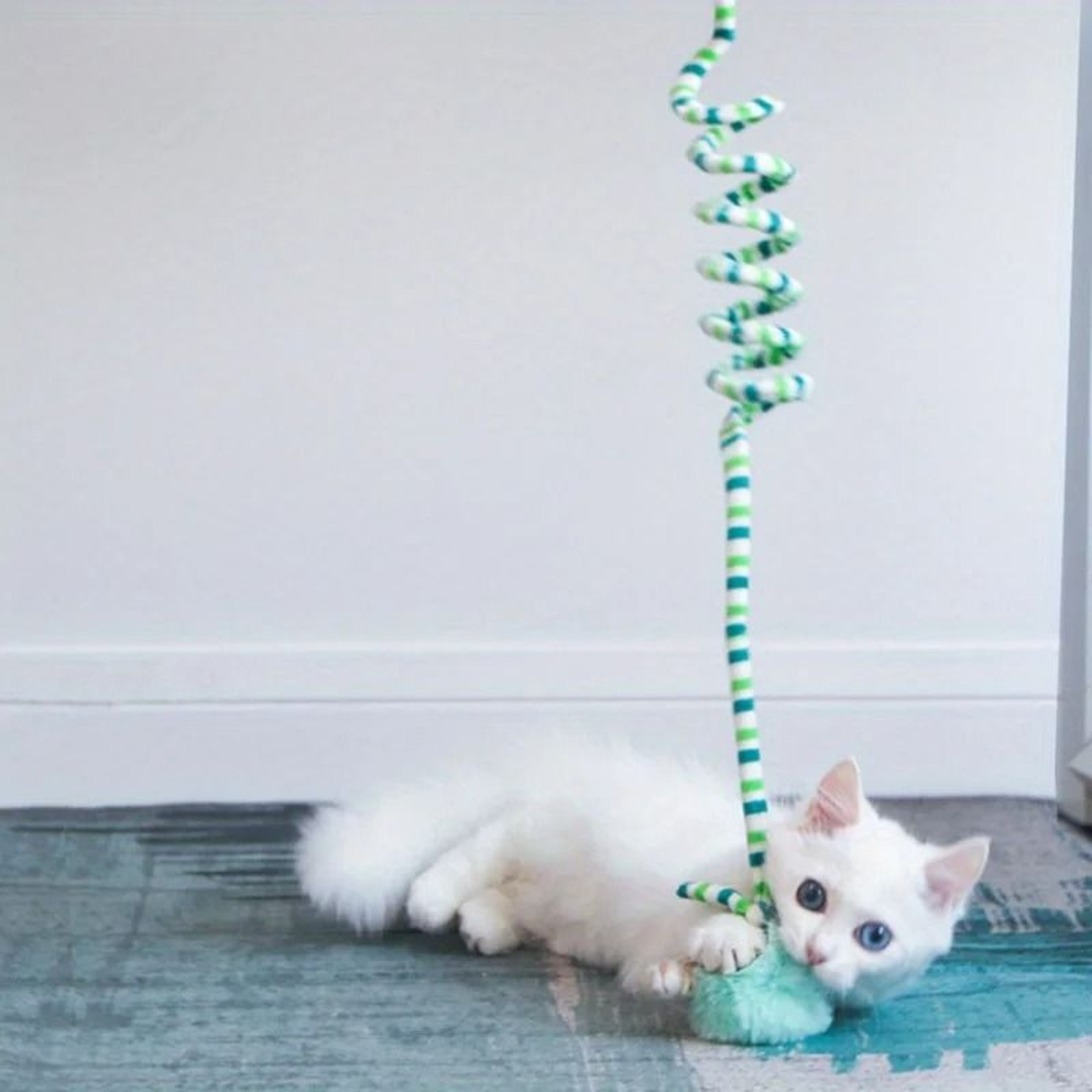 Interactive Hanging Cat Teaser Toy With Bell 7