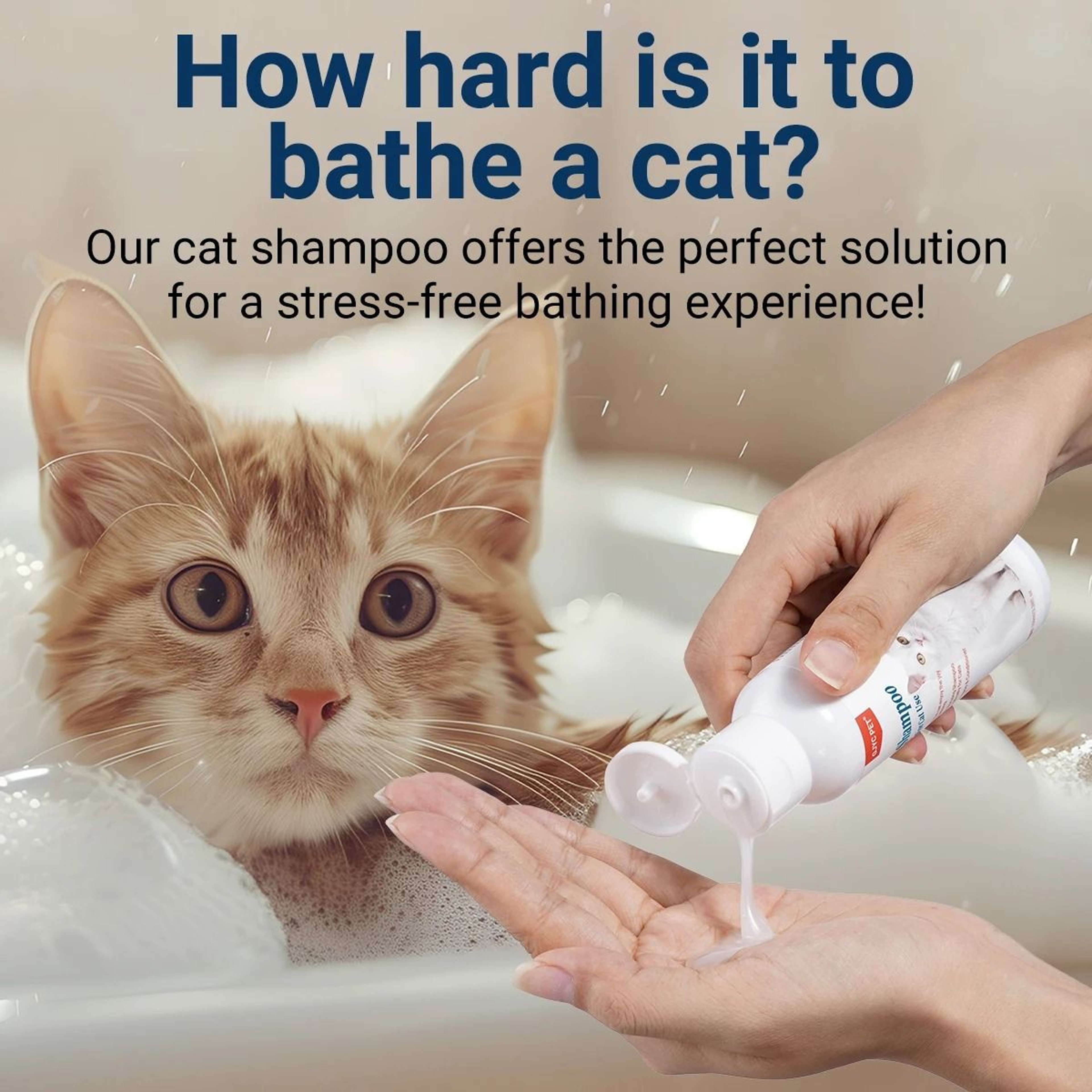 Gentle Mild Cat Shampoo For Moisturizing Deodorizing And Soft Shiny Fur Care 4