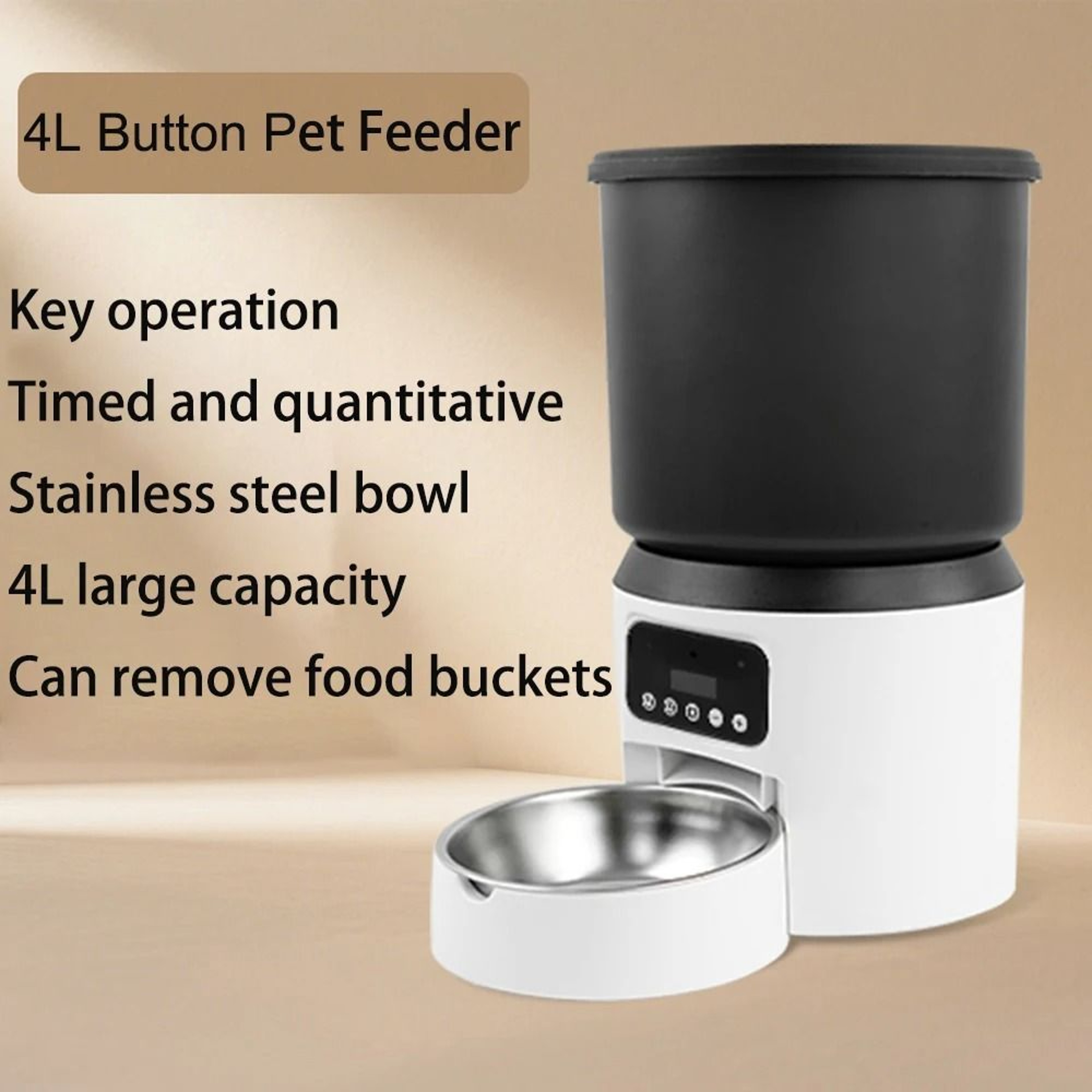 Smart Automatic Pet Feeder With Camera And Timer For Cats And Dogs 1