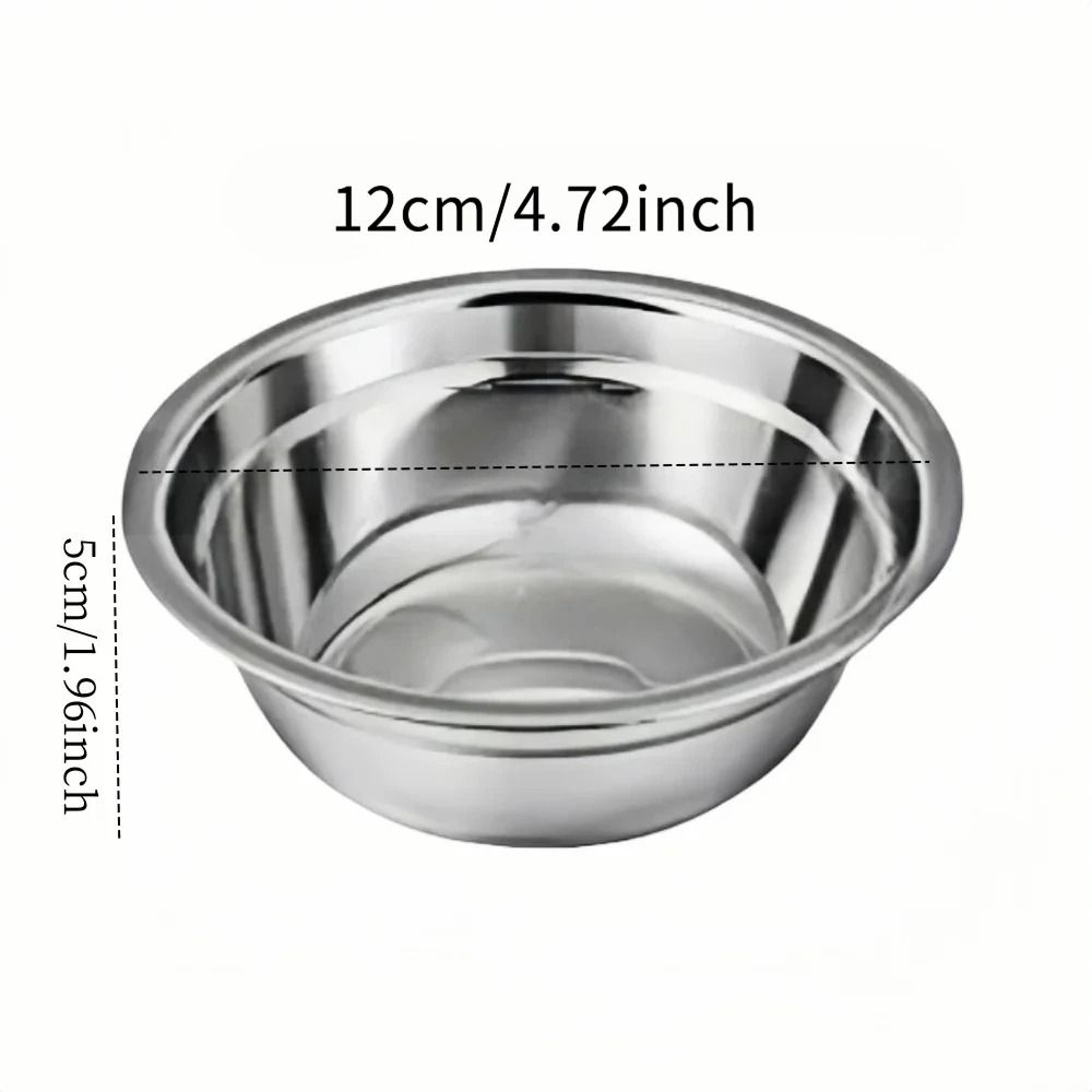Stainless Steel Anti Slip Pet Bowl Set For Cats Dogs And Cage Feeding 0