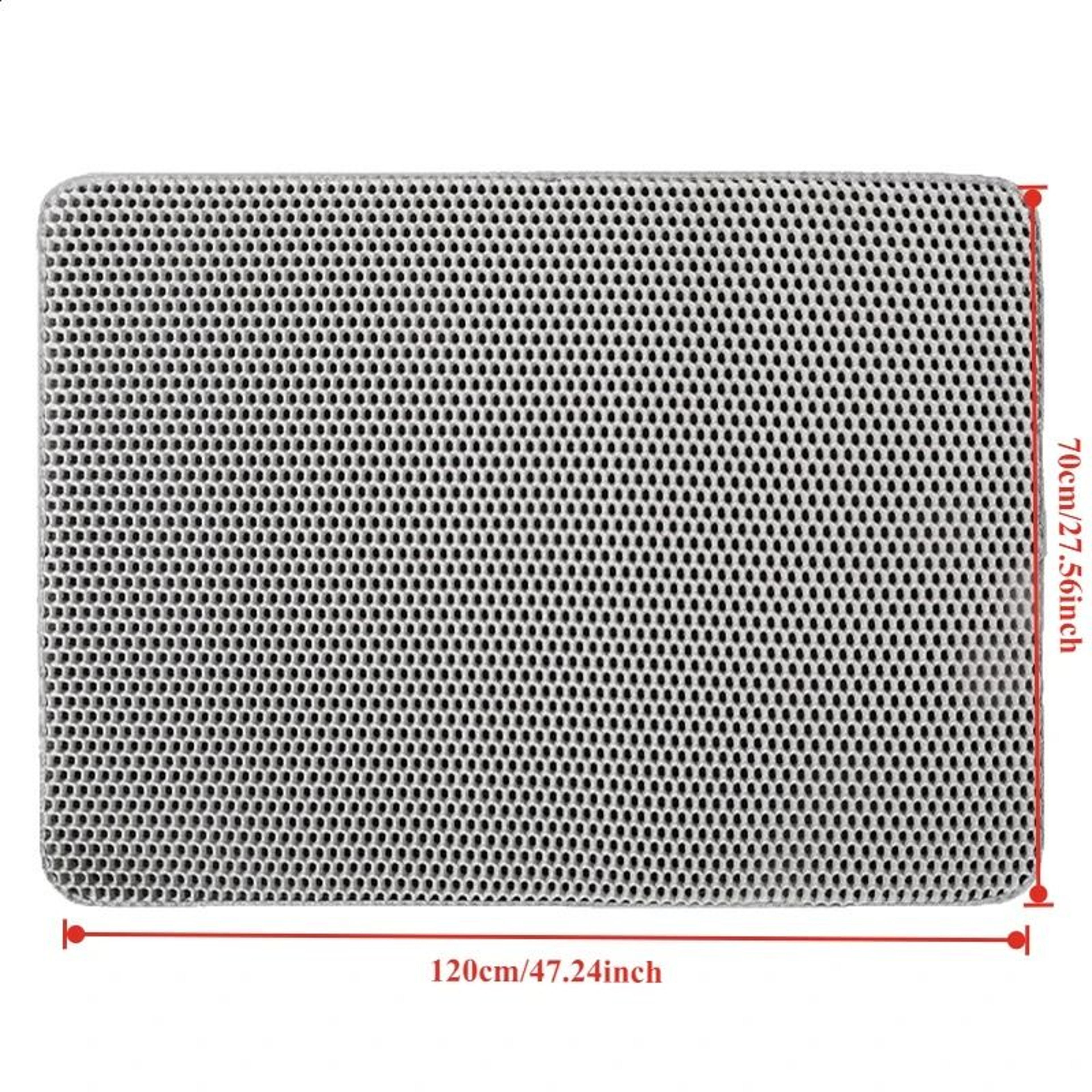 Large Waterproof Cat Litter Mat With Double Layer Non Slip Trapping Design 2