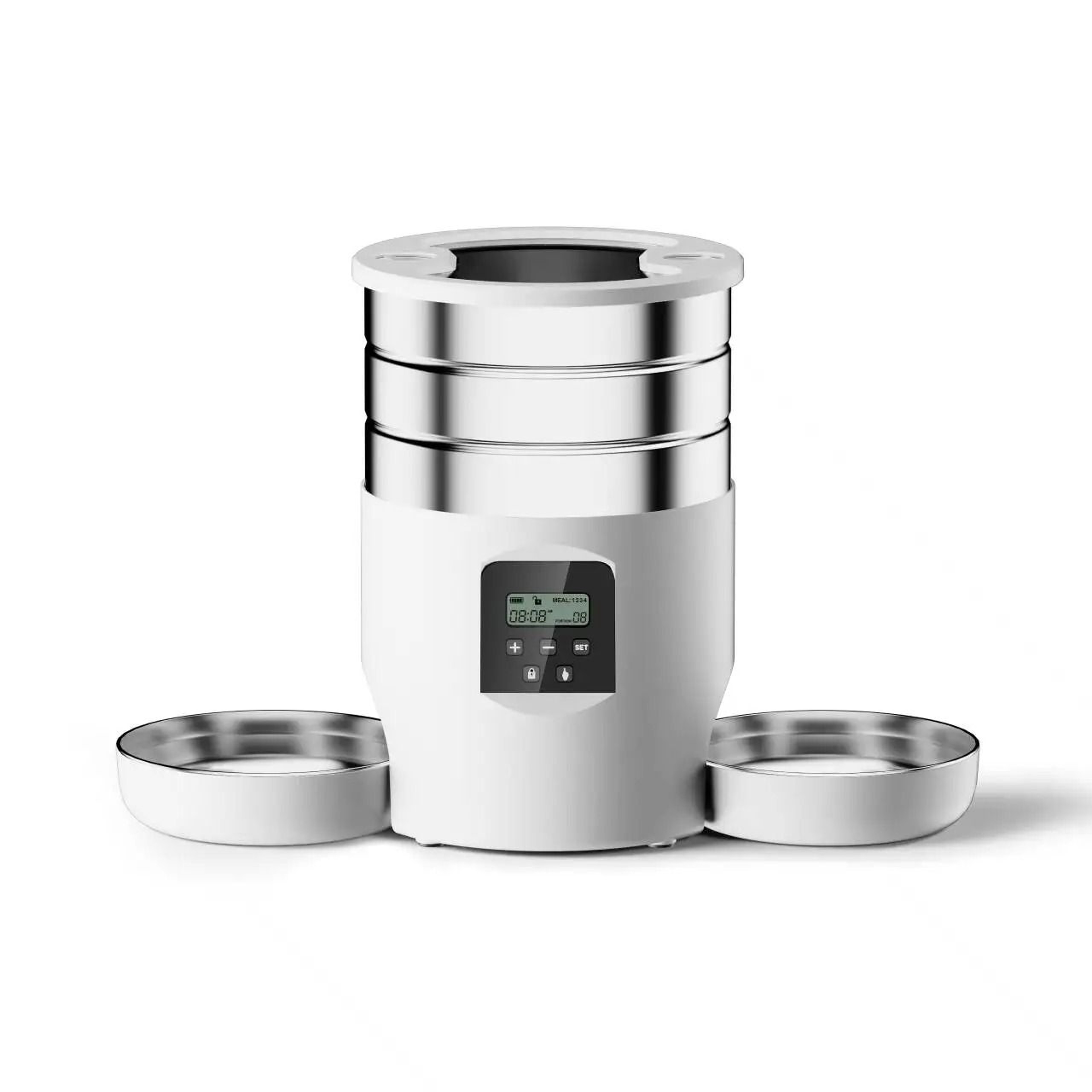 4L Smart Pet Feeder With Tuya App Water Dispenser And Dry Food Bowl 5
