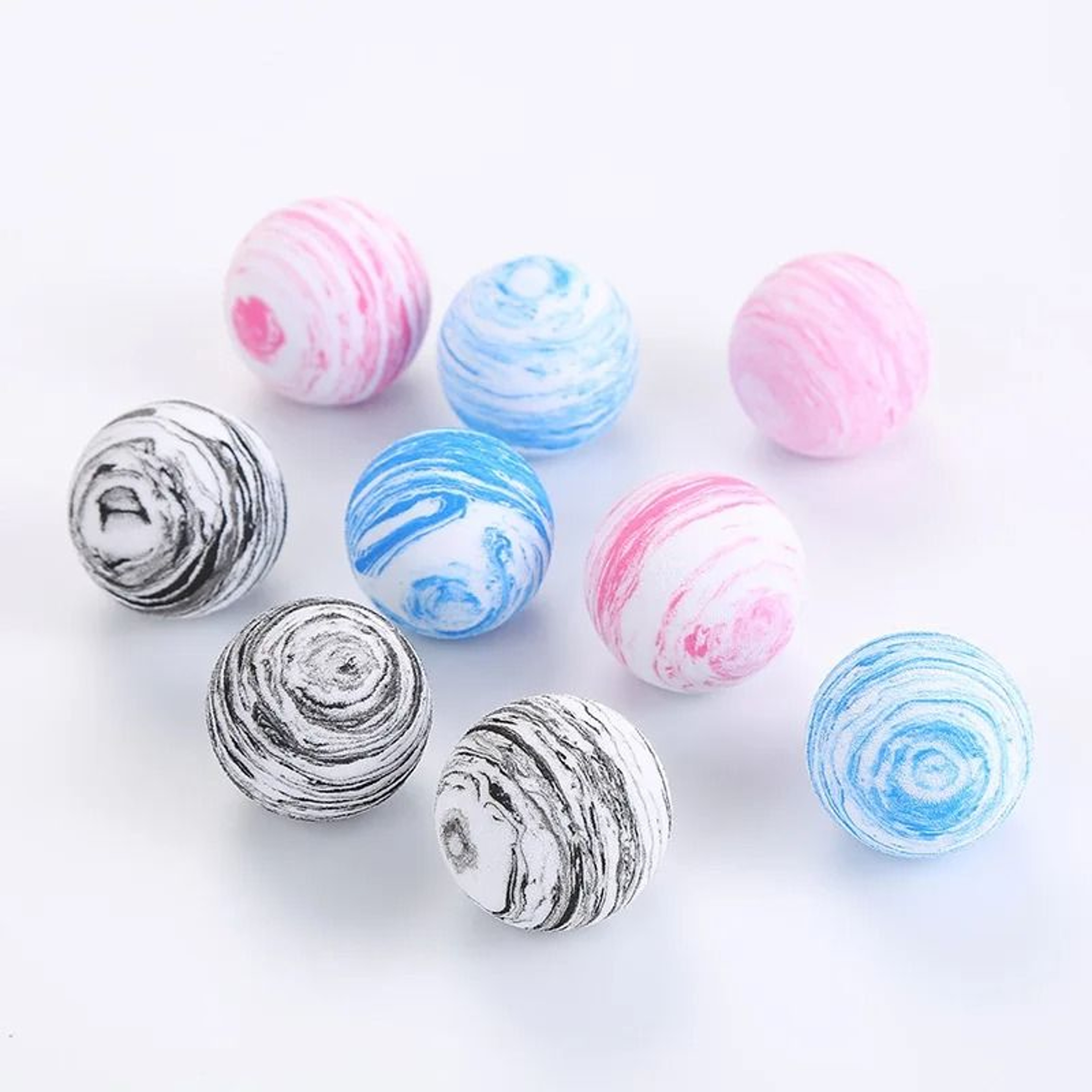 Galaxy EVA Cat Toy Ball Lightweight Rolling Chase Toy For Indoor Cats And Kittens 7