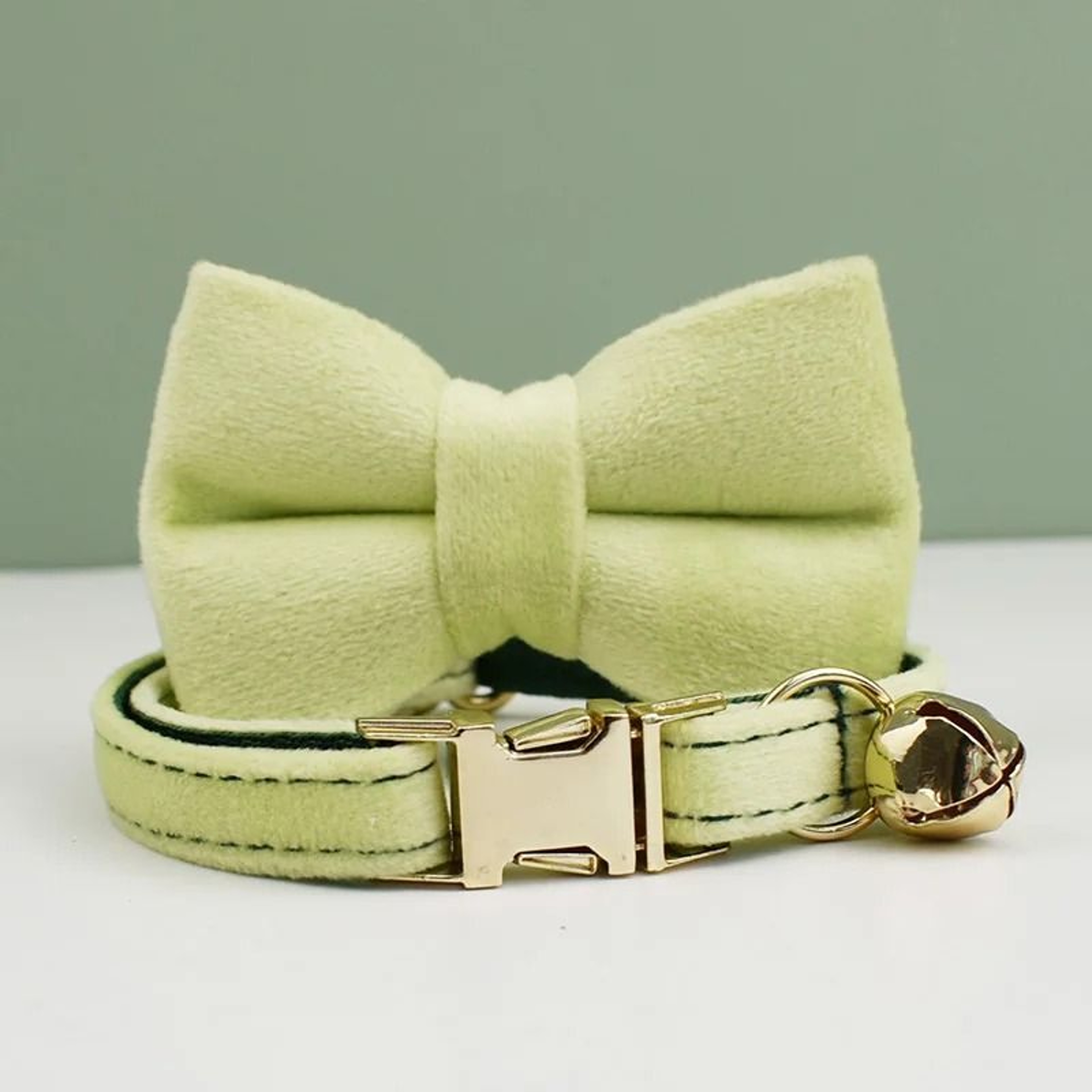 Velvet Bow Cat Collar Personalized Adjustable Collar With Bell For Cats And Kittens 11