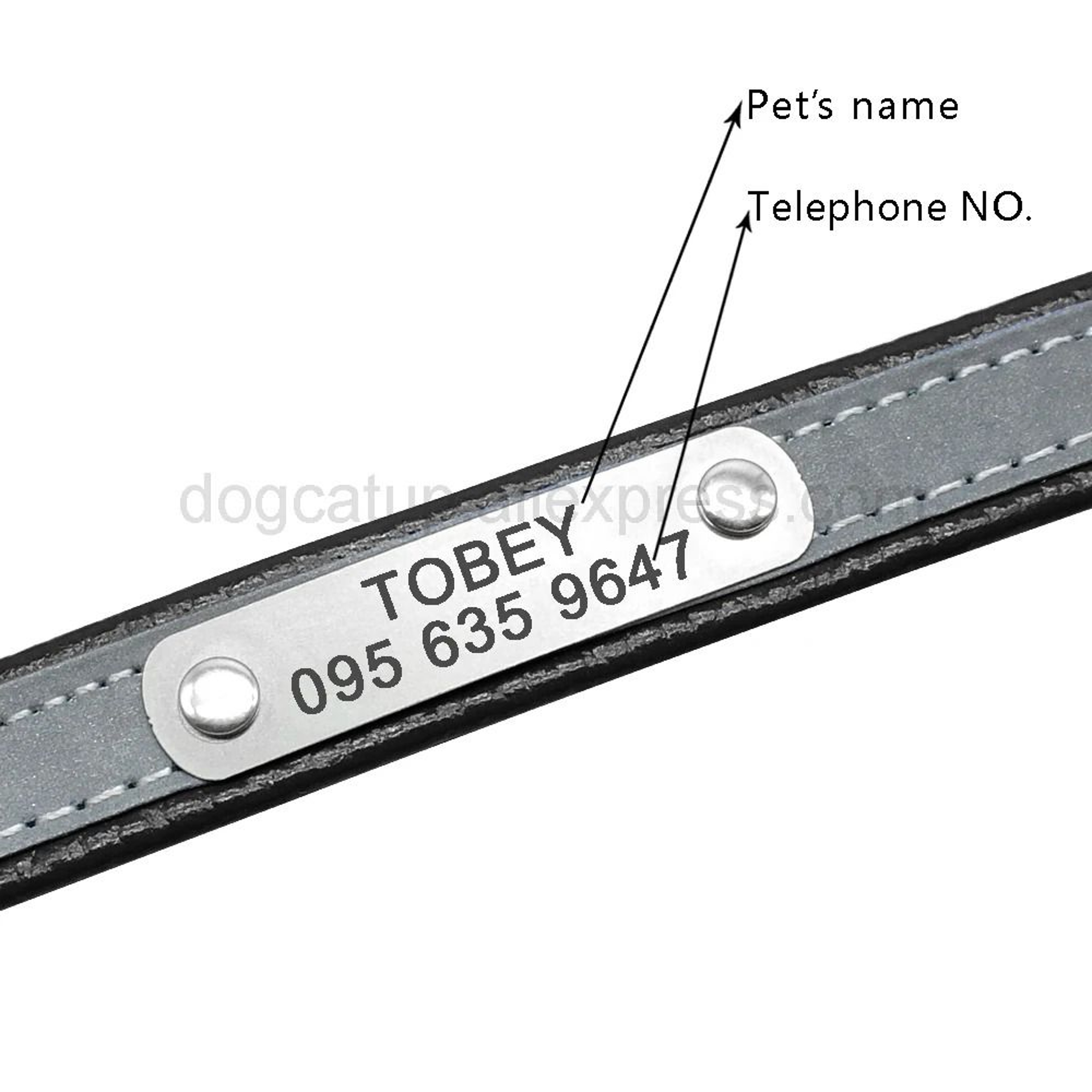 Custom Personalized Reflective Cat Collar Engraved Pet ID Tag For Kittens Puppies And Small Dogs 9
