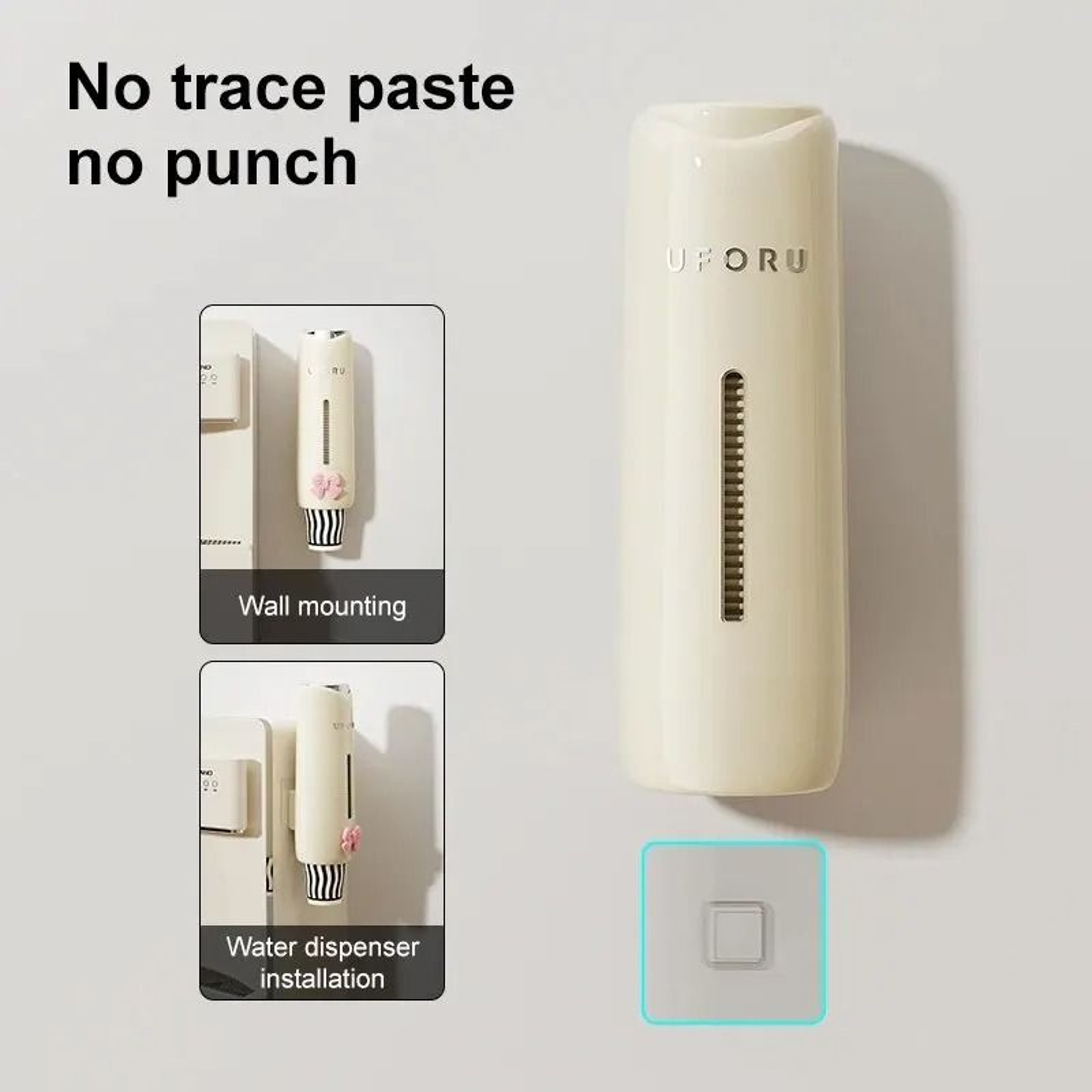 Wall Mounted Water Dispenser Cup Holder For Kitchen Living Room Storage Bracket 3