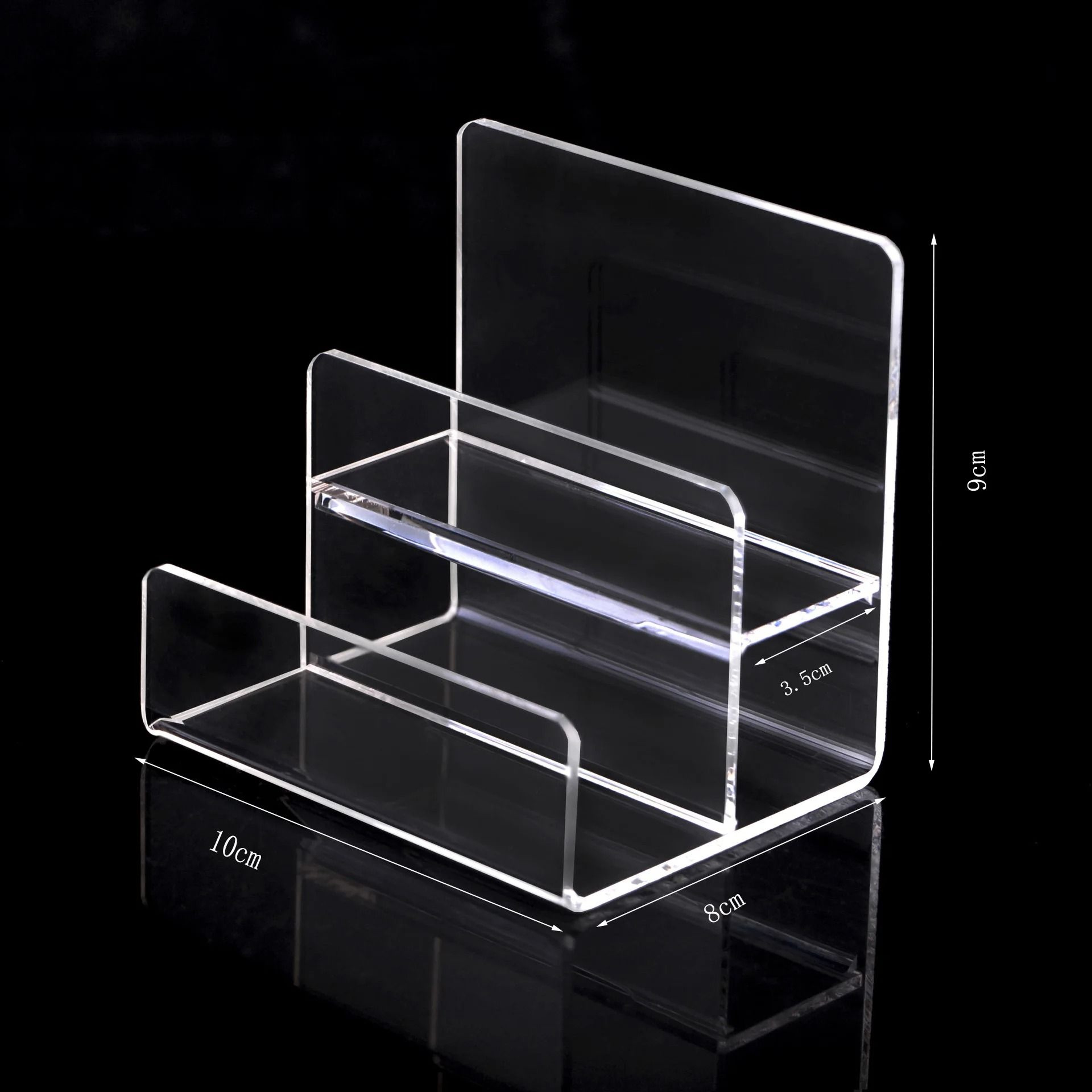 Clear Acrylic Display Risers For Handbags Jewelry Makeup And Purse Storage Rack 1