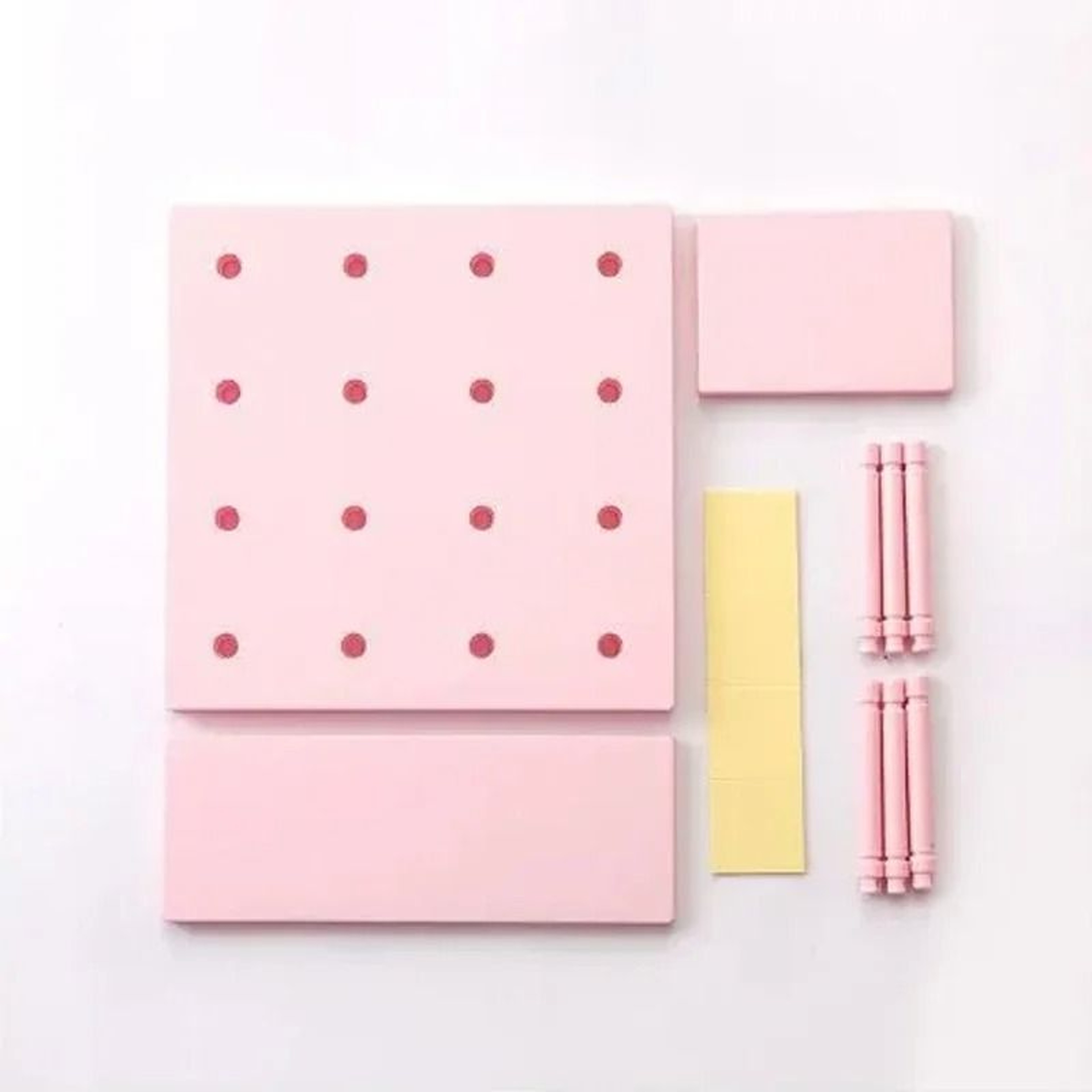 Decorative Pegboard Wall Shelf For Kitchen Bedroom Storage And Home Decor Display 3