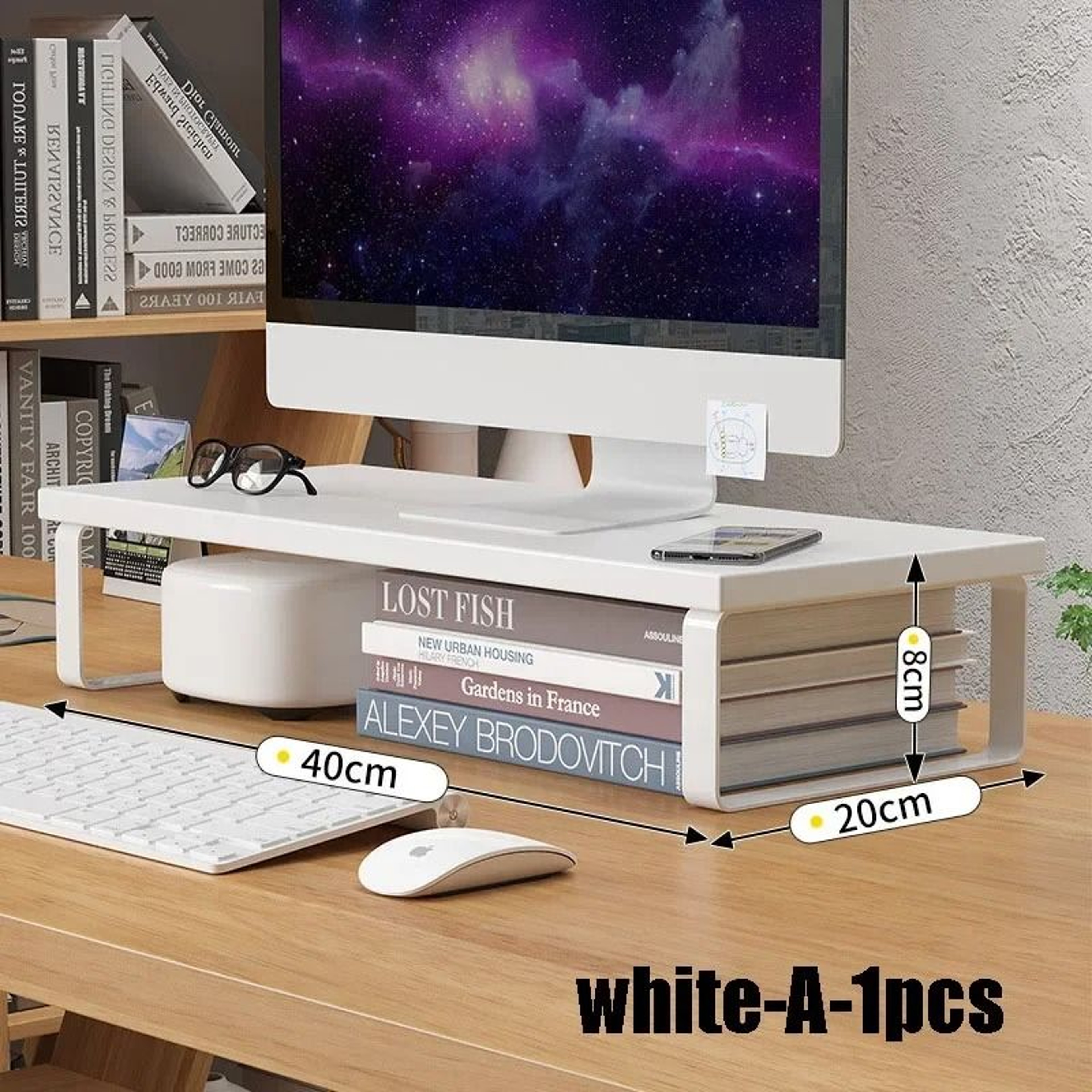 Monitor Stand Riser Desktop Storage Rack For Laptop And Computer Screen 2