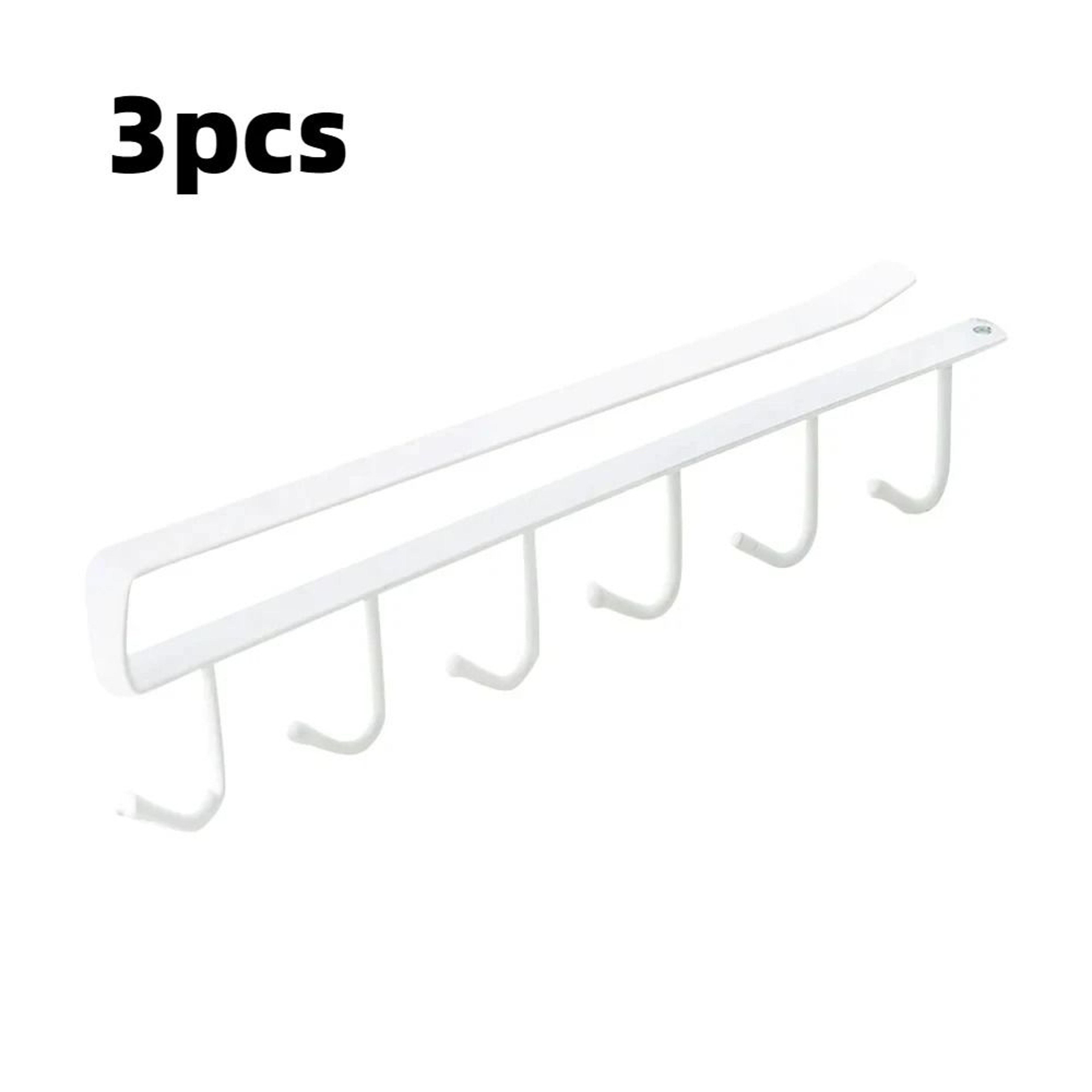 6 Hook Coffee Mug Holder And Cabinet Storage Rack 6