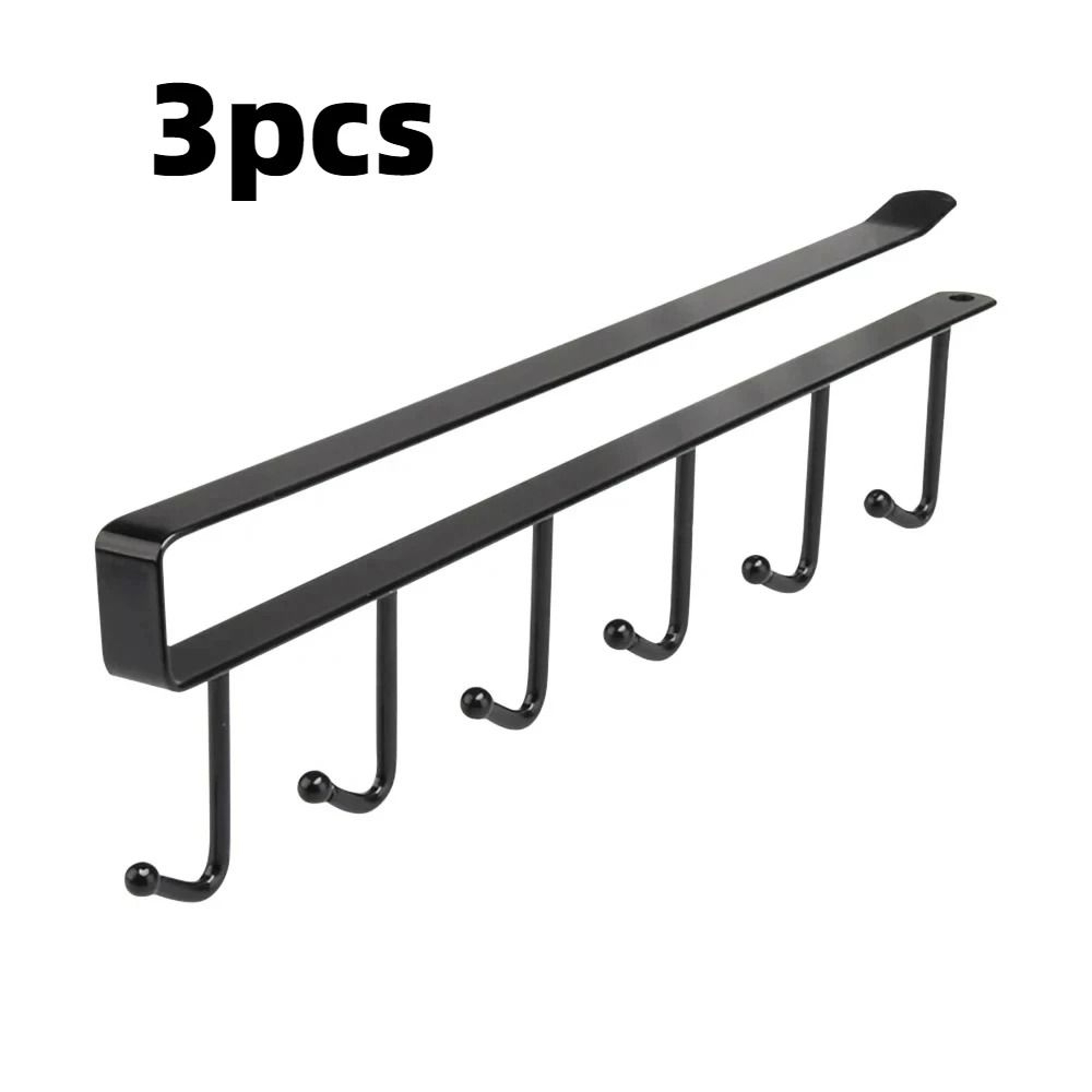 6 Hook Coffee Mug Holder And Cabinet Storage Rack 5