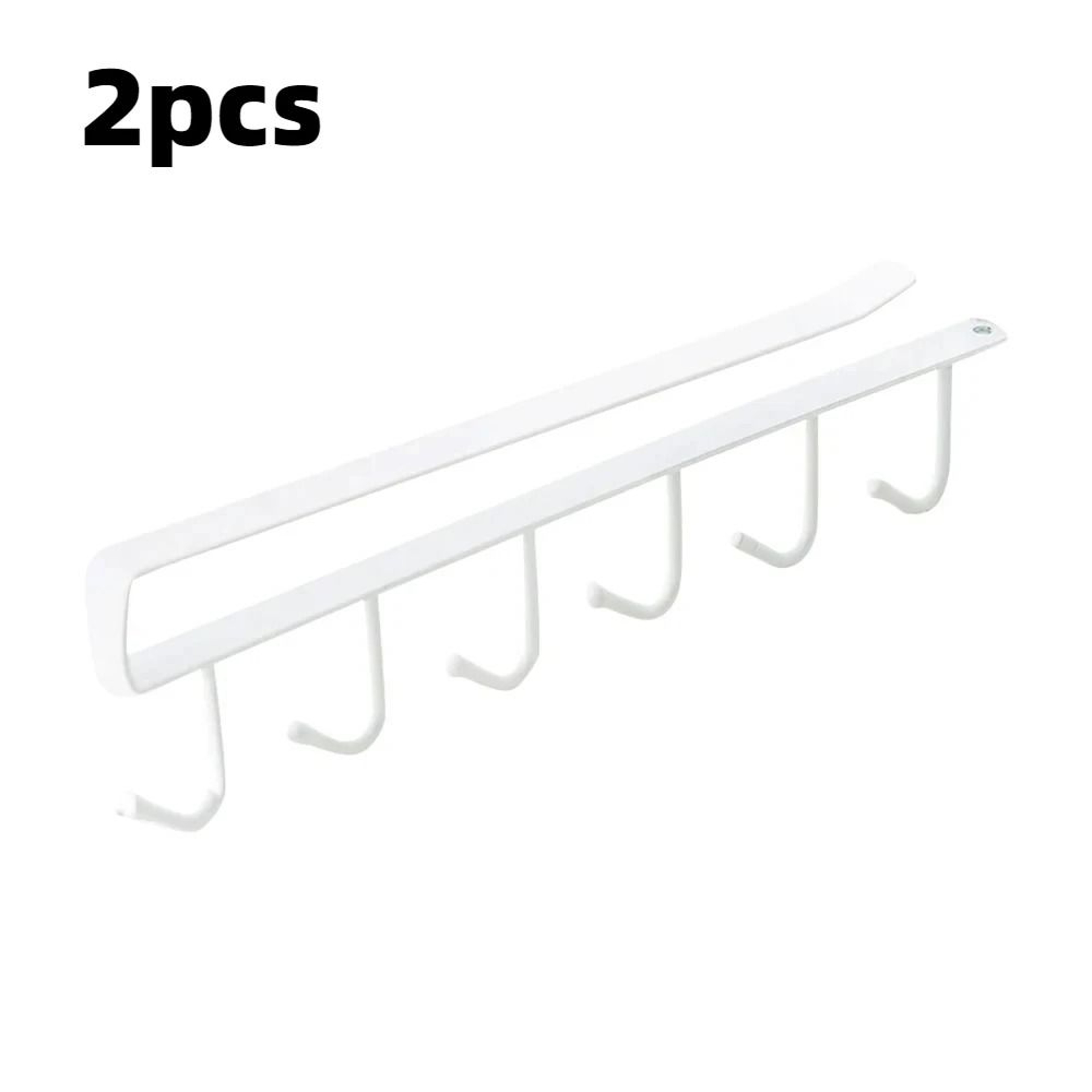 6 Hook Coffee Mug Holder And Cabinet Storage Rack 4