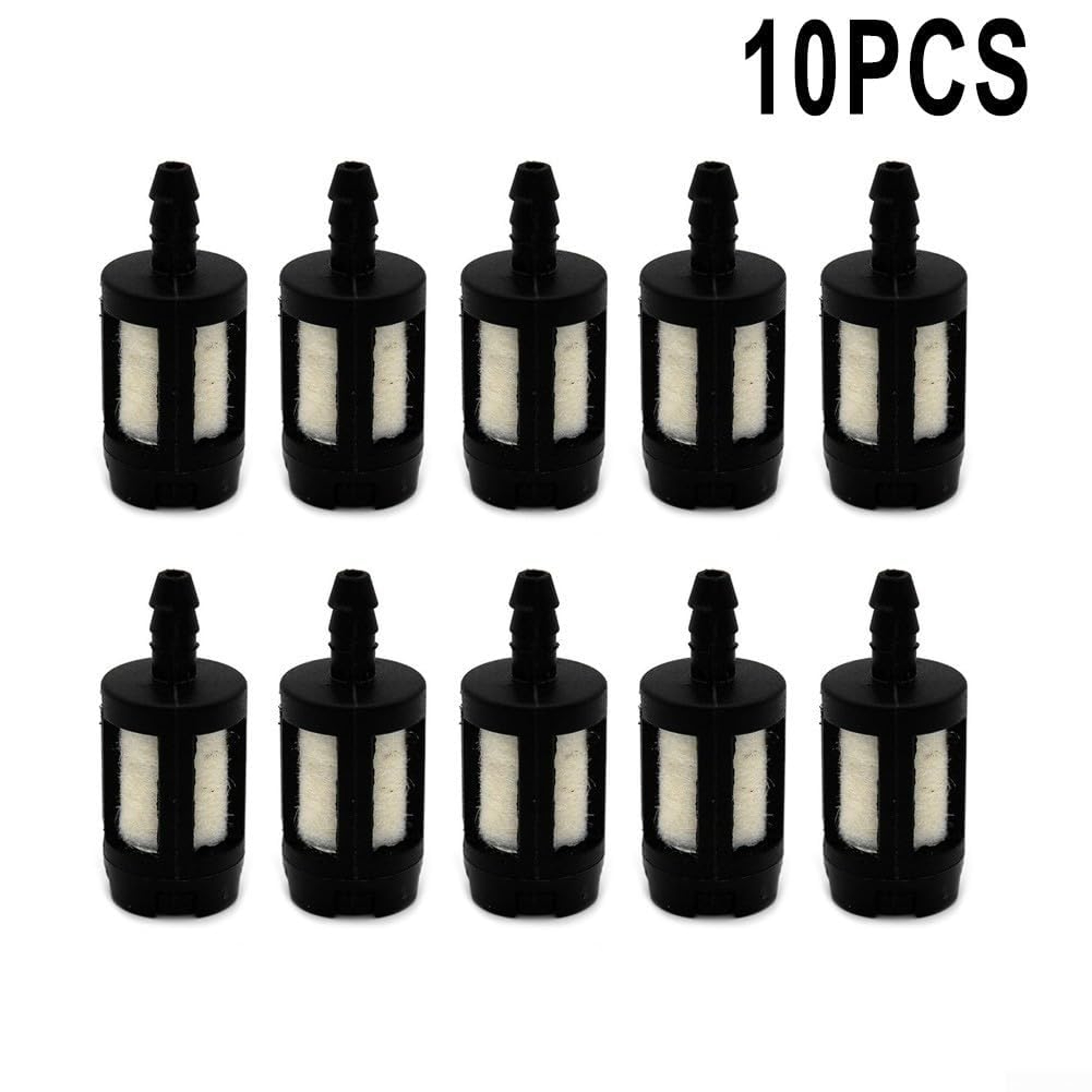 10 Piece Gasoline Fuel Filter Set For Trimmer Chainsaw And Garden Tools 0