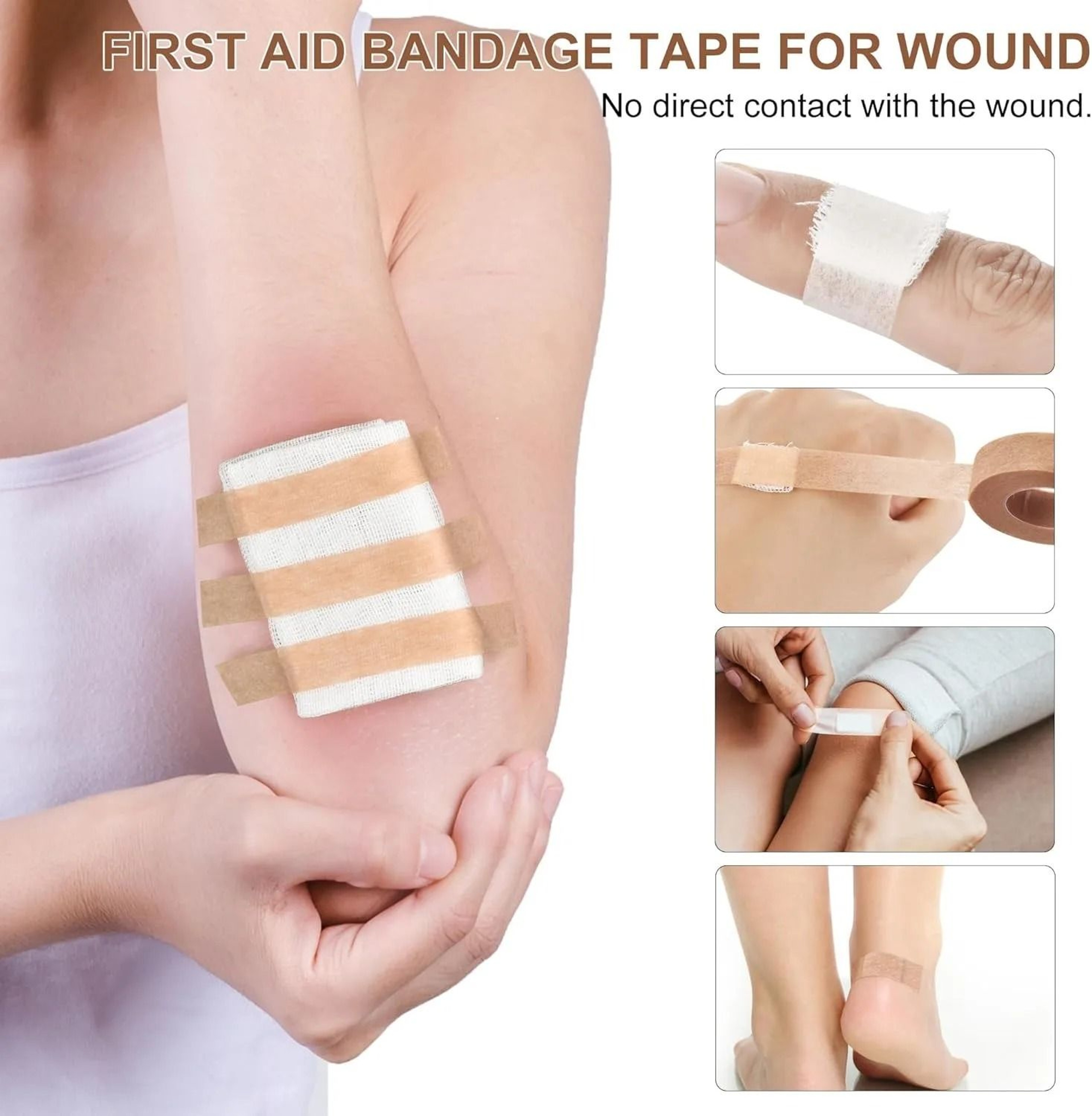 NoseCare Hypoallergenic Rhinoplasty Tape For Gentle Post Surgery Nose Support 4
