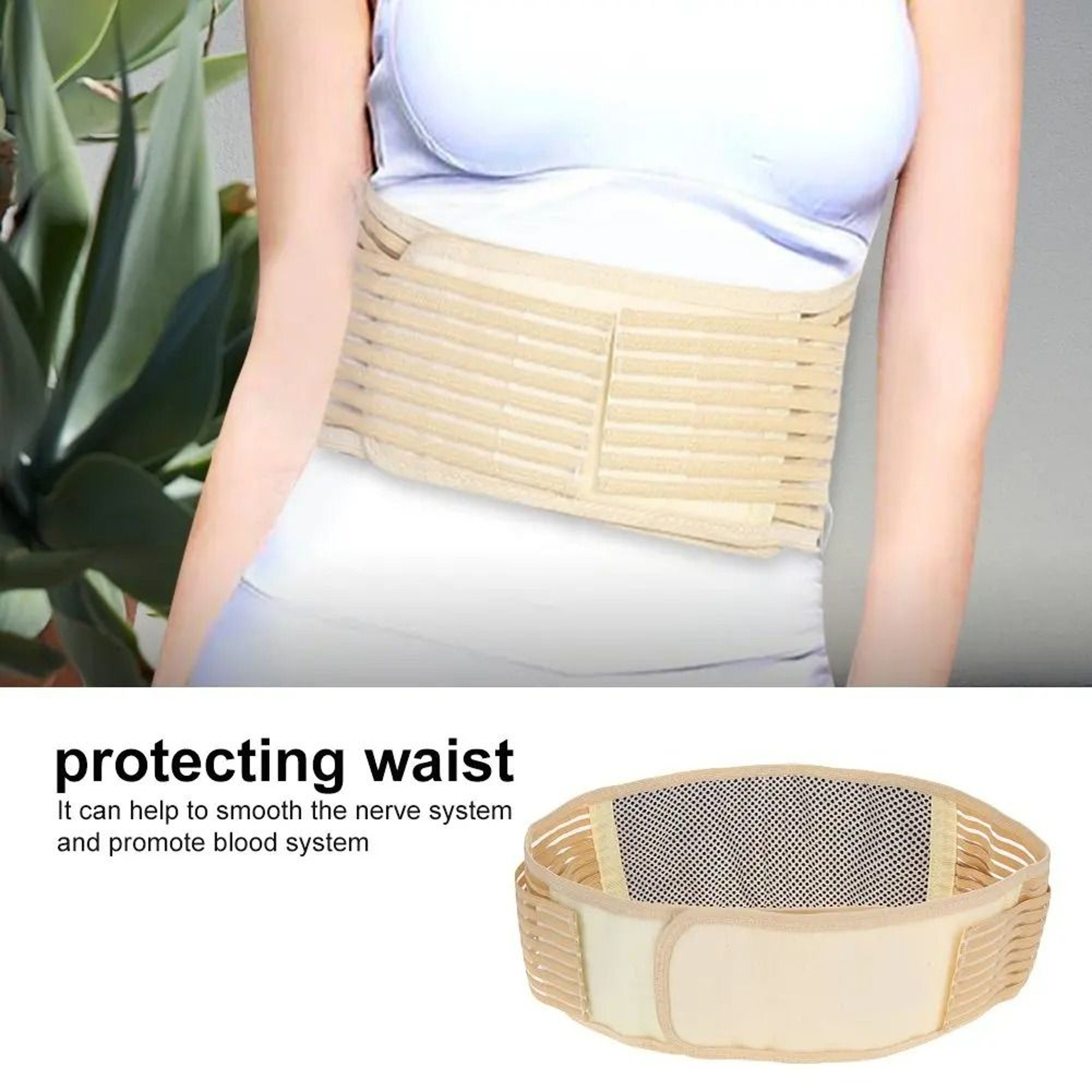 Self Heating Lumbar Support Belt For Lower Back Comfort 4