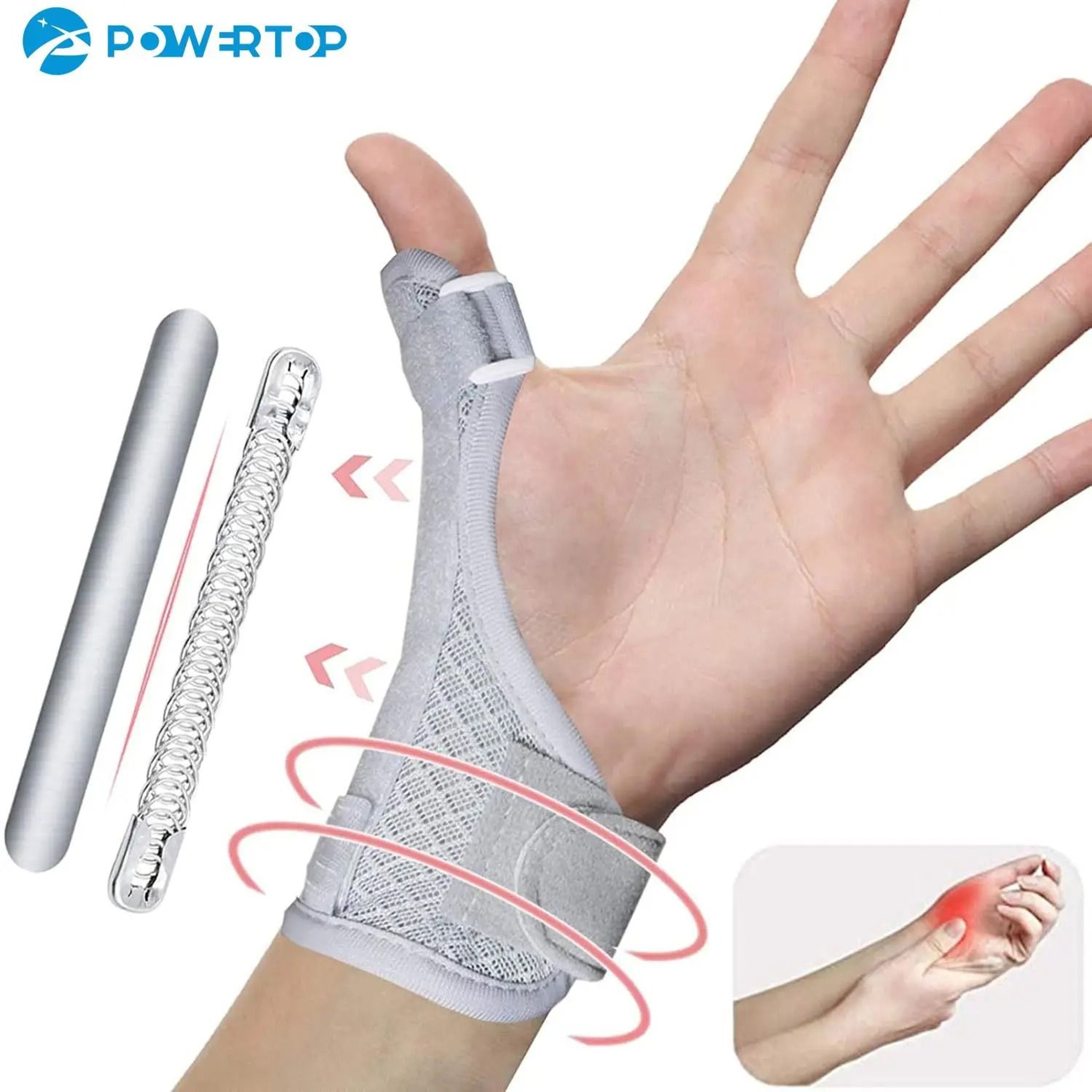 Adjustable Thumb Splint Brace And Wrist Stabilizer 0