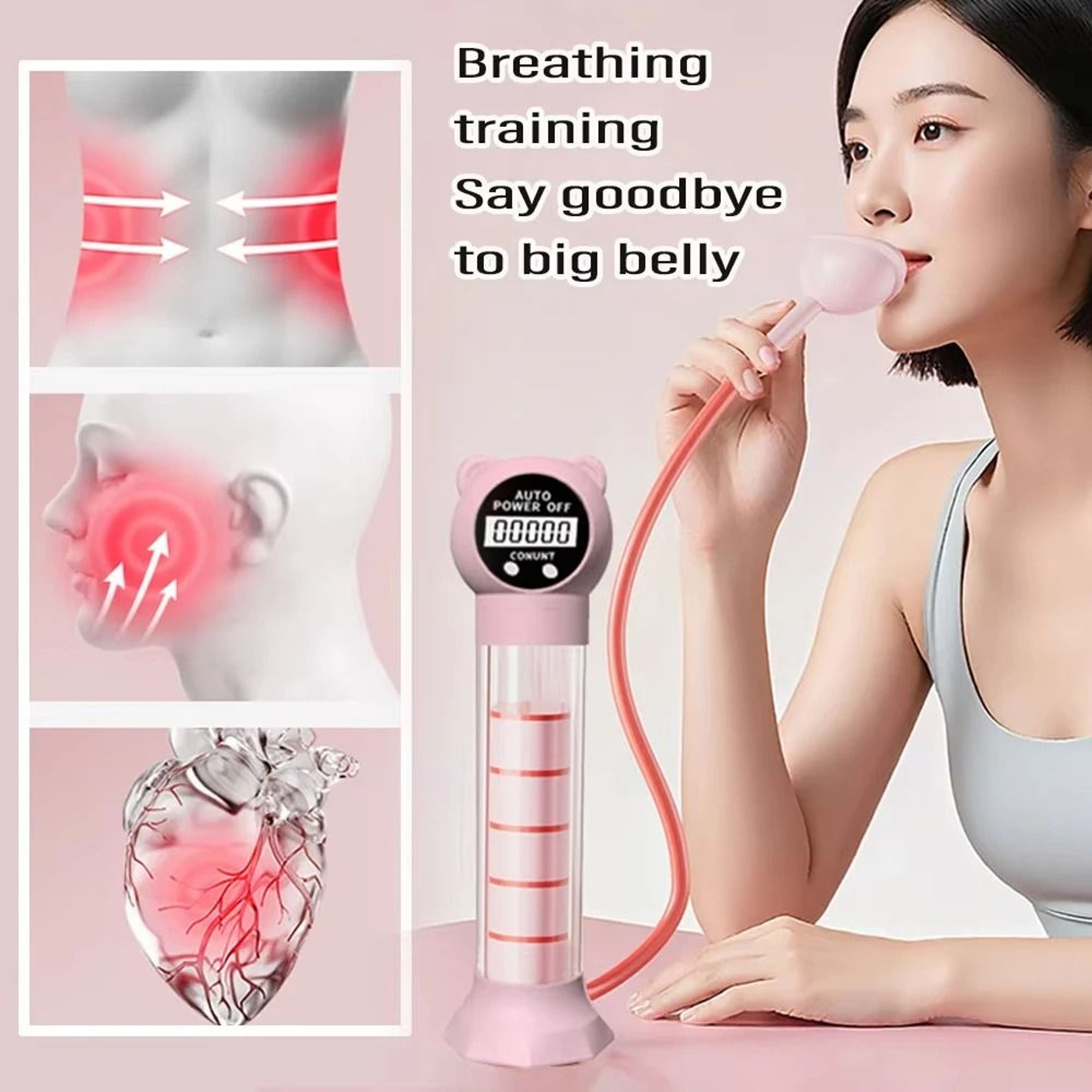 BreathCore Breathing Exercise Device And Abdominal Muscle Trainer 6