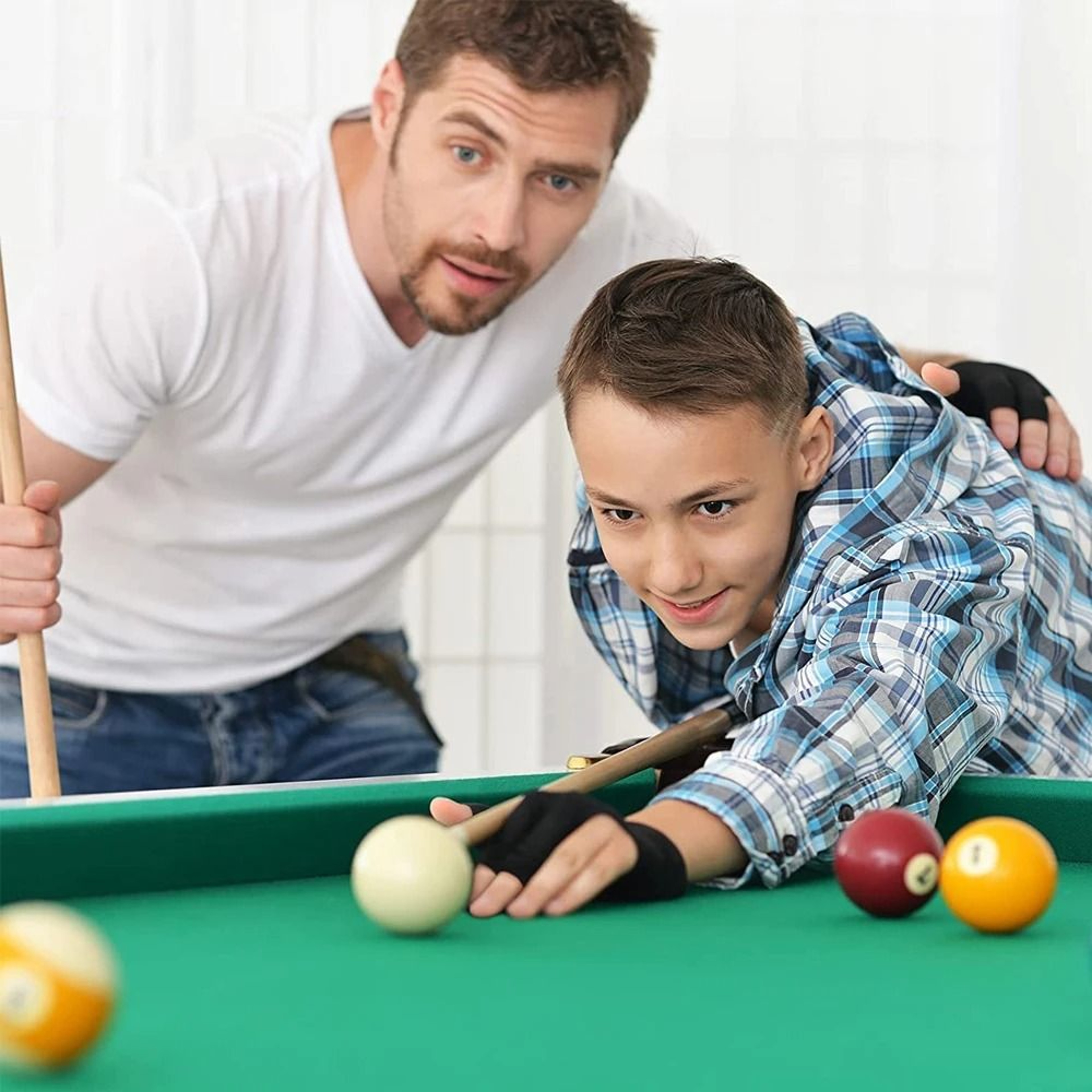 Open Three Finger Billiard Cue Glove For Left Hand 5