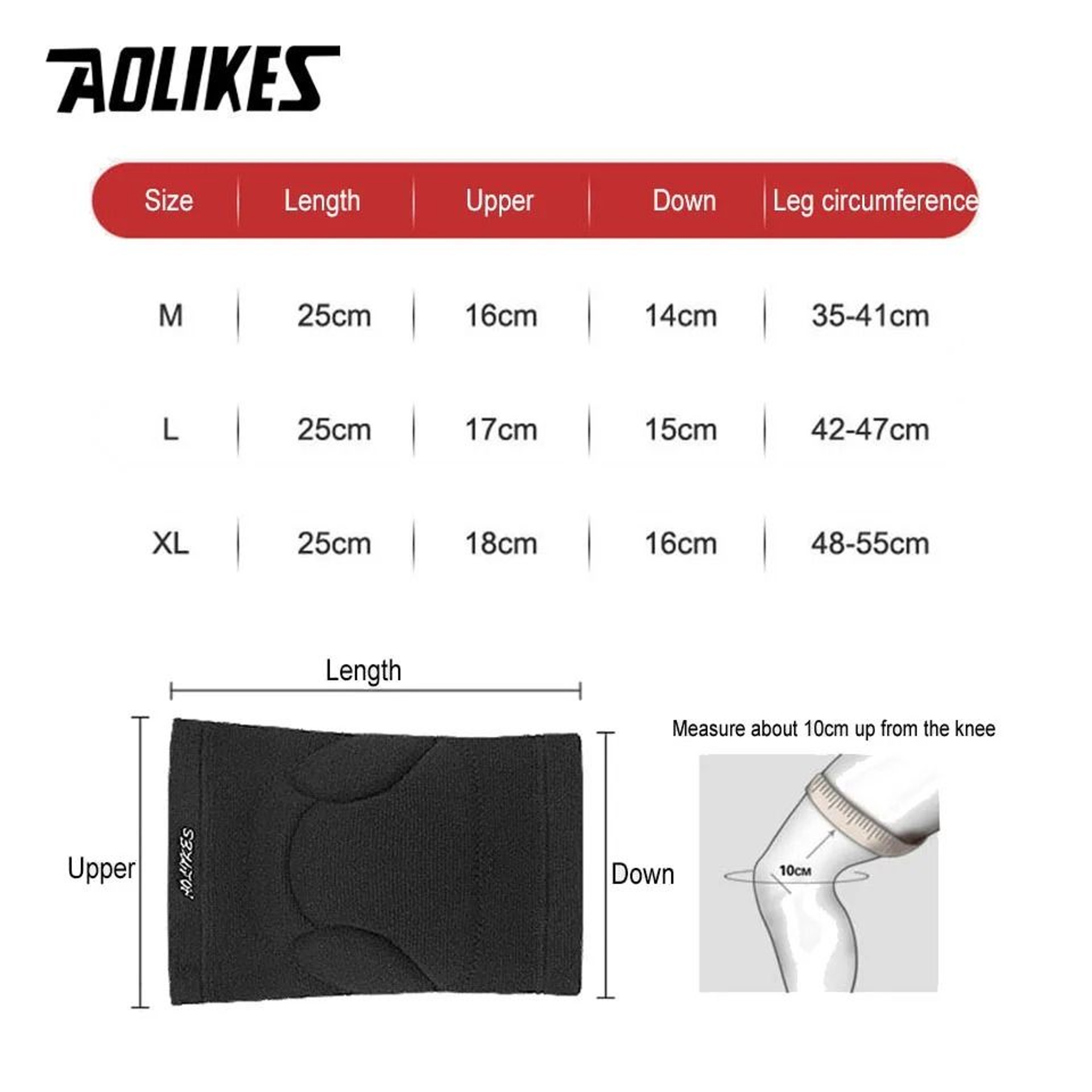 AOLIKES Thick Padded Volleyball Knee Pads For Sports And Dance 8