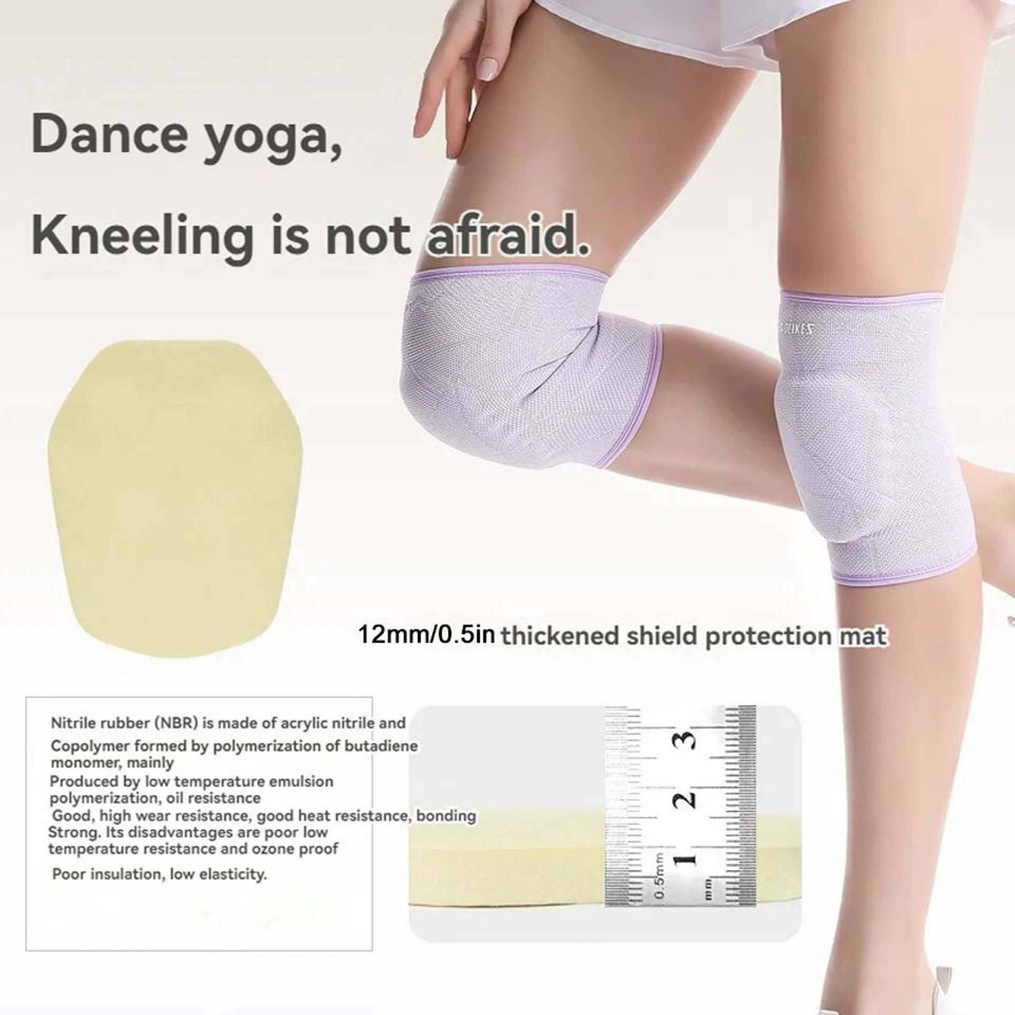 AOLIKES Soft Breathable Volleyball Knee Pads For Kids Youth Adults Dance And Basketball 6