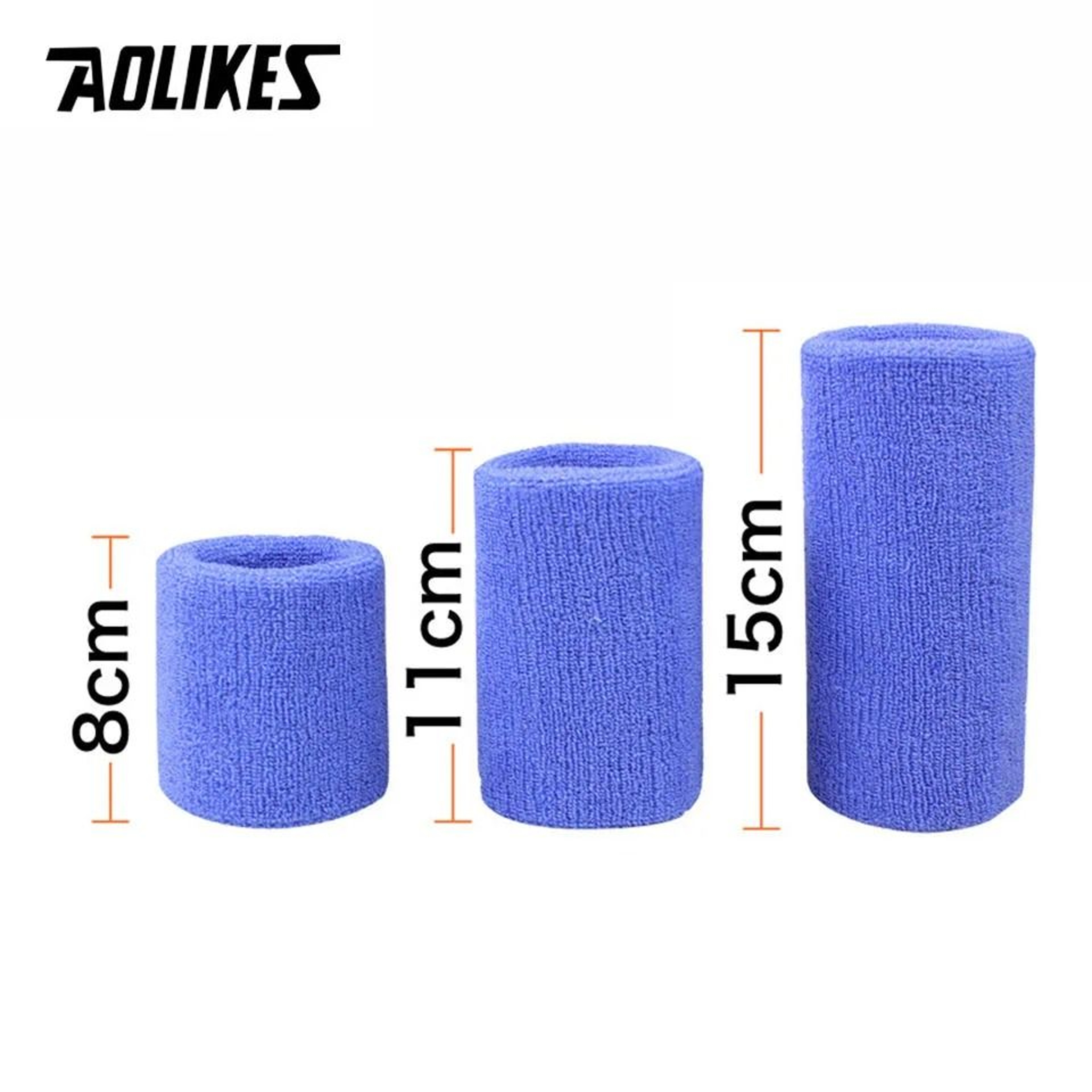 AOLIKES Absorbent Sports Wristband For Tennis Basketball Volleyball Gym And Fitness Training 12